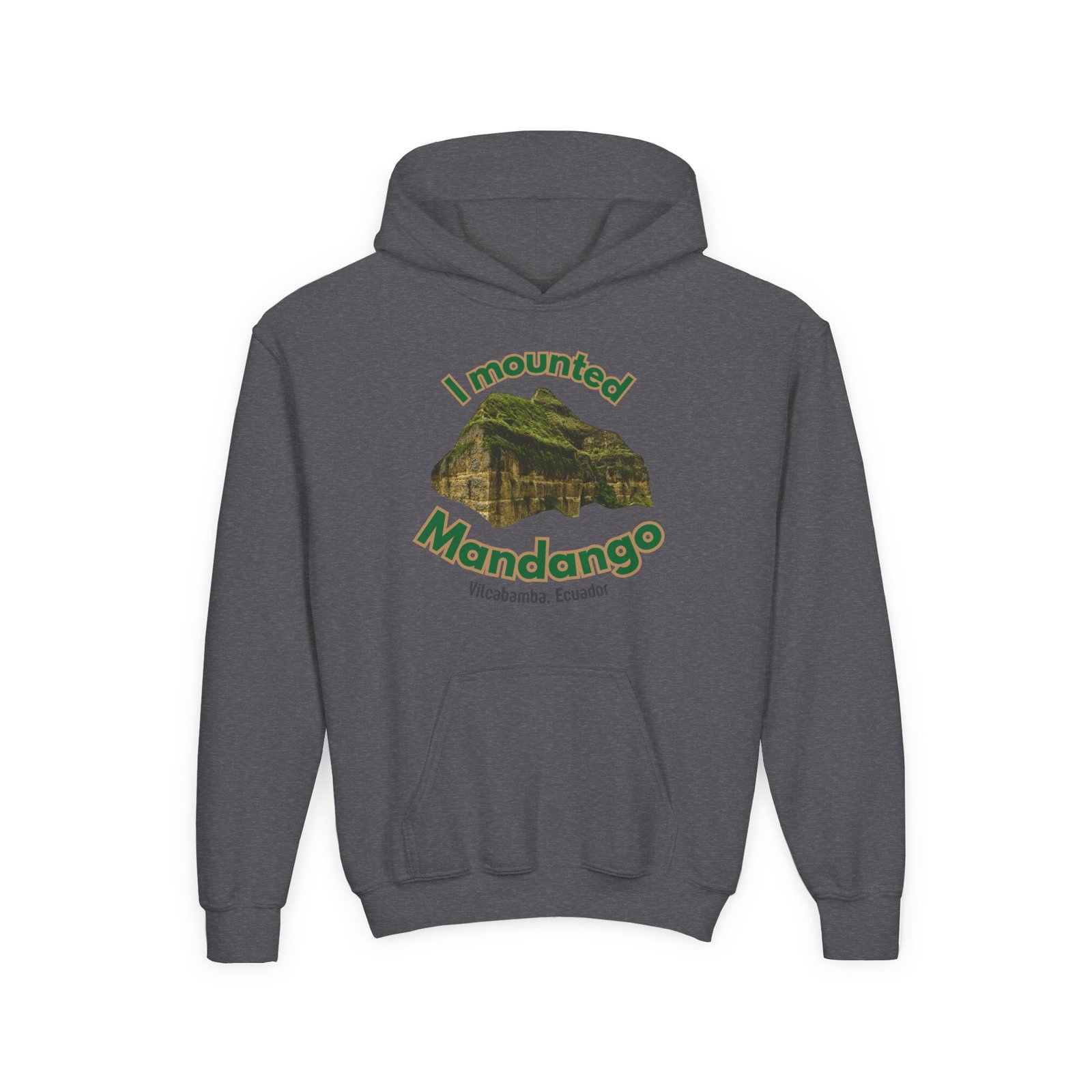 Mounted Mandango Vilcabamba Natural Vibe Youth Hoodie - Image 8
