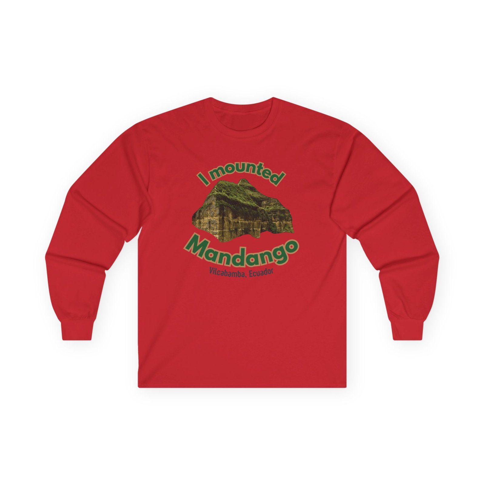 Mounted Mandango Vilcabamba Natural Vibe Long Sleeve T-Shirt - Image 11