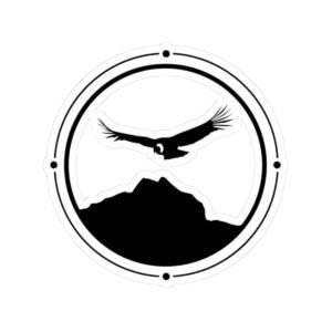 Wings Over Mandango Vilcabamba Black Soul Crest Kiss-Cut Stickers