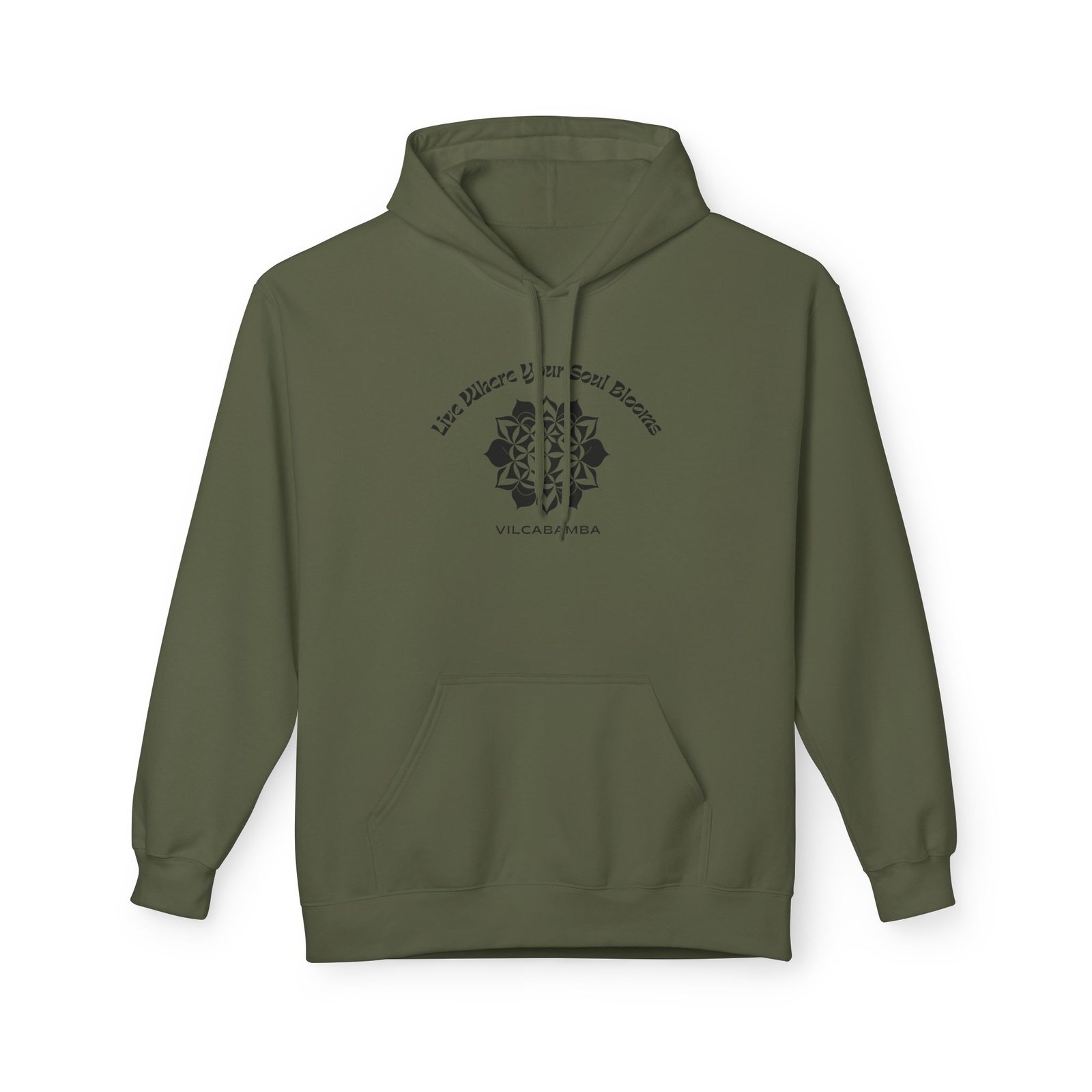 Soul Blooms Flower of Life Vilcabamba Unisex Hoodie - Image 8