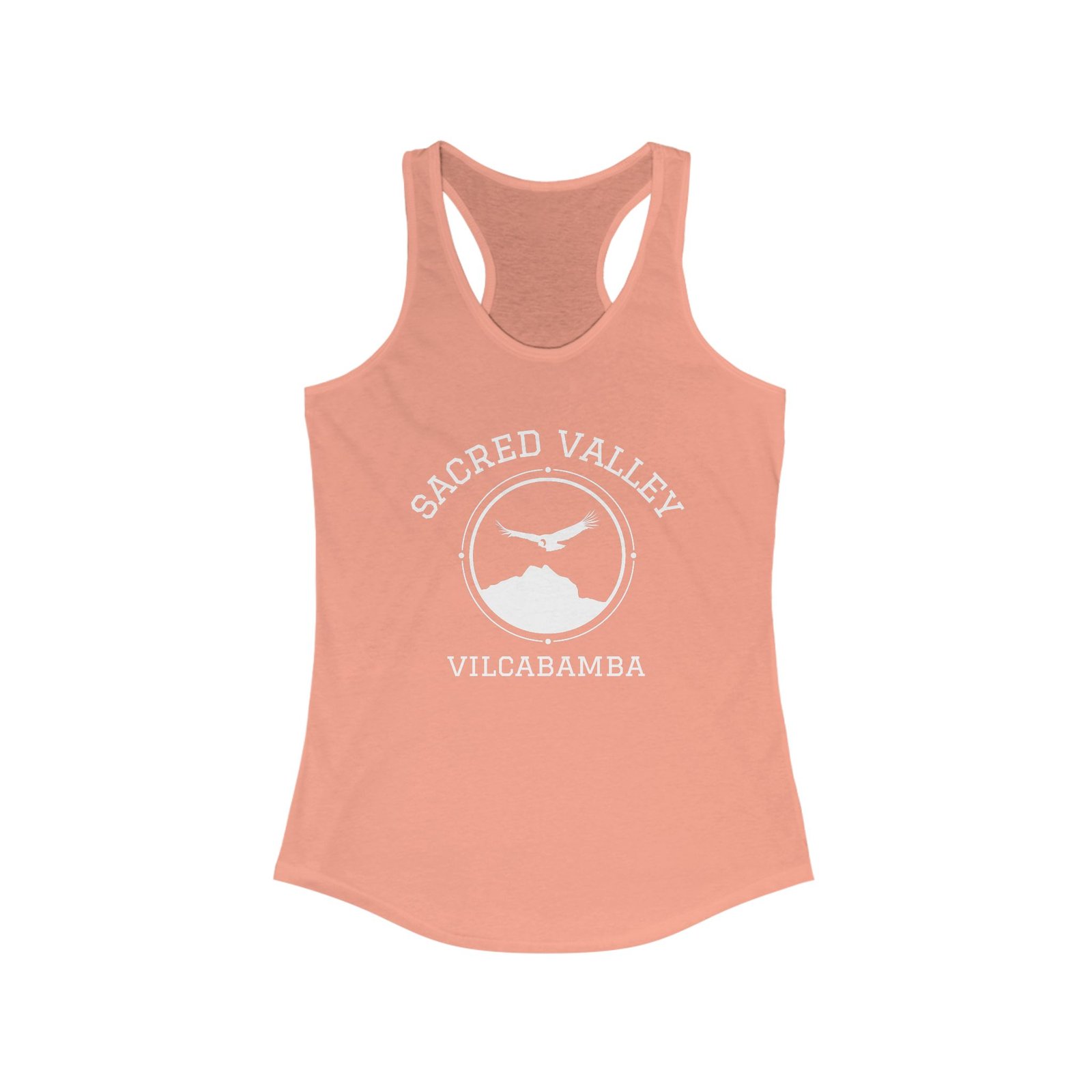 The Sacred Valley Vilcabamba White Soul Crest Women's Racerback Tank - Image 2