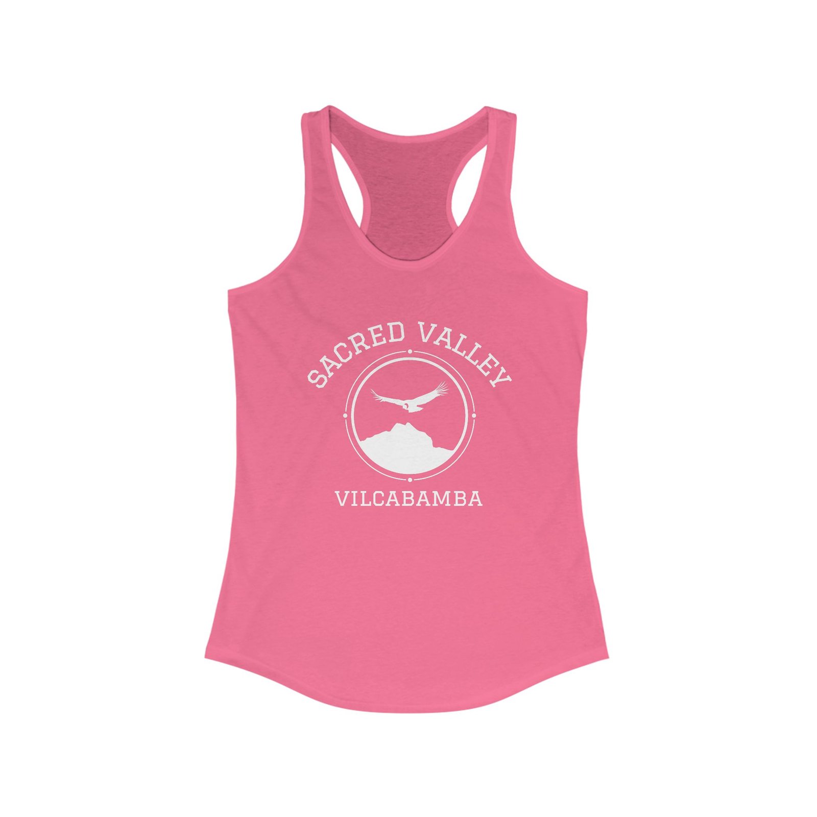 The Sacred Valley Vilcabamba White Soul Crest Women's Racerback Tank - Image 12