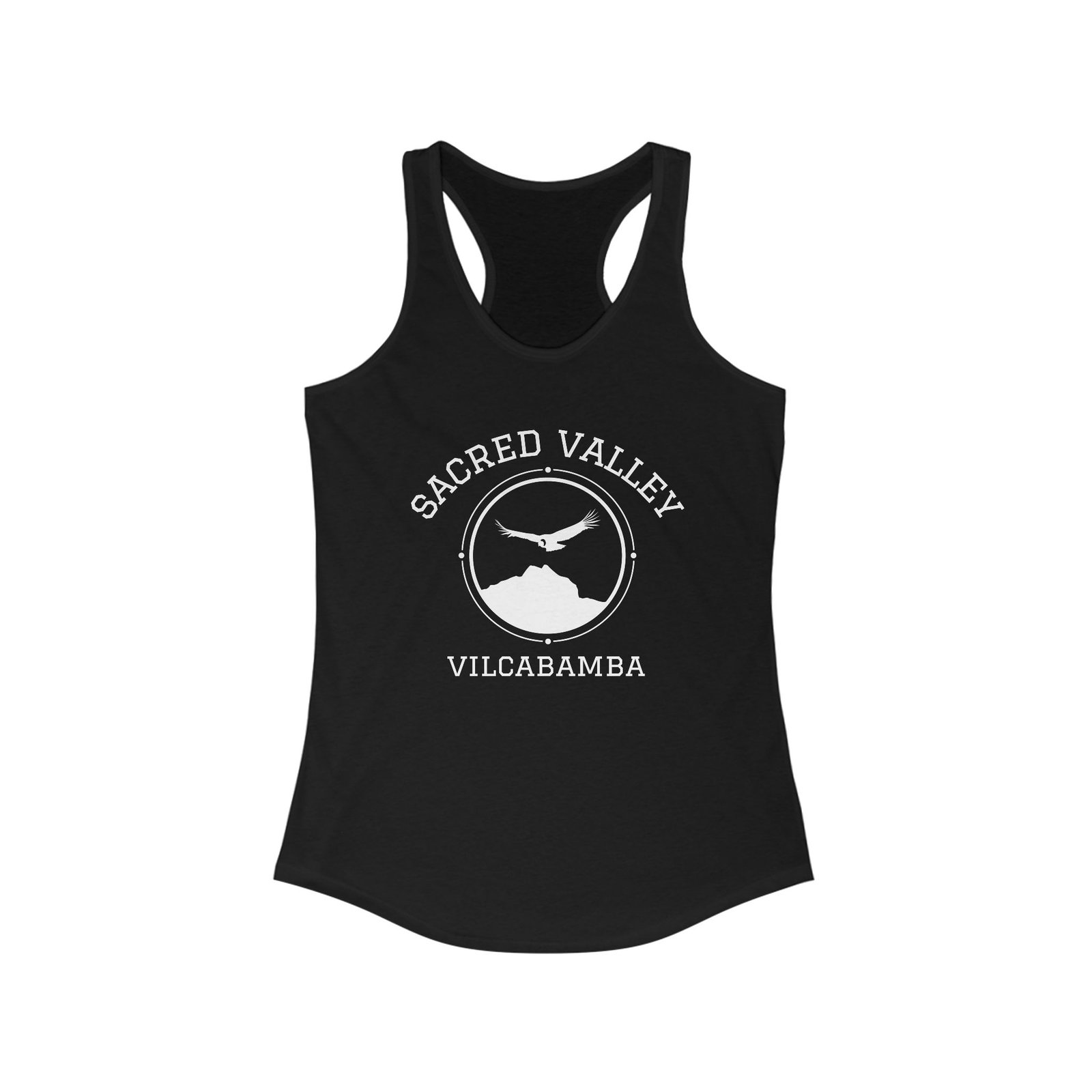 The Sacred Valley Vilcabamba White Soul Crest Women's Racerback Tank - Image 15