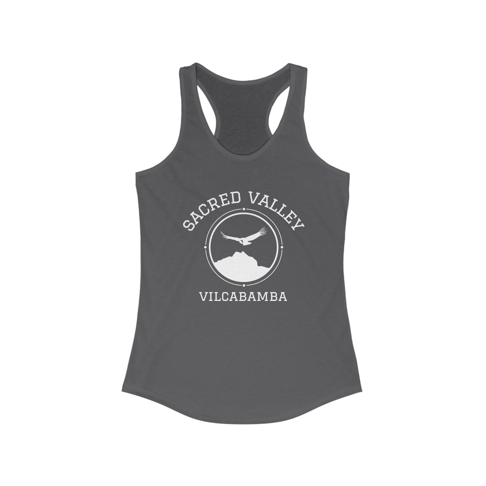 The Sacred Valley Vilcabamba White Soul Crest Women's Racerback Tank - Image 10