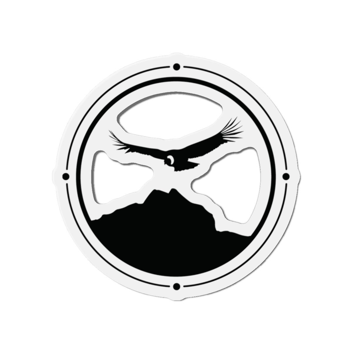 Wings Over Mandango Vilcabamba Black Soul Crest Die-Cut Magnet - Image 5