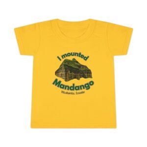 Mounted Mandango Vilcabamba Natural Vibe Toddler T-Shirt