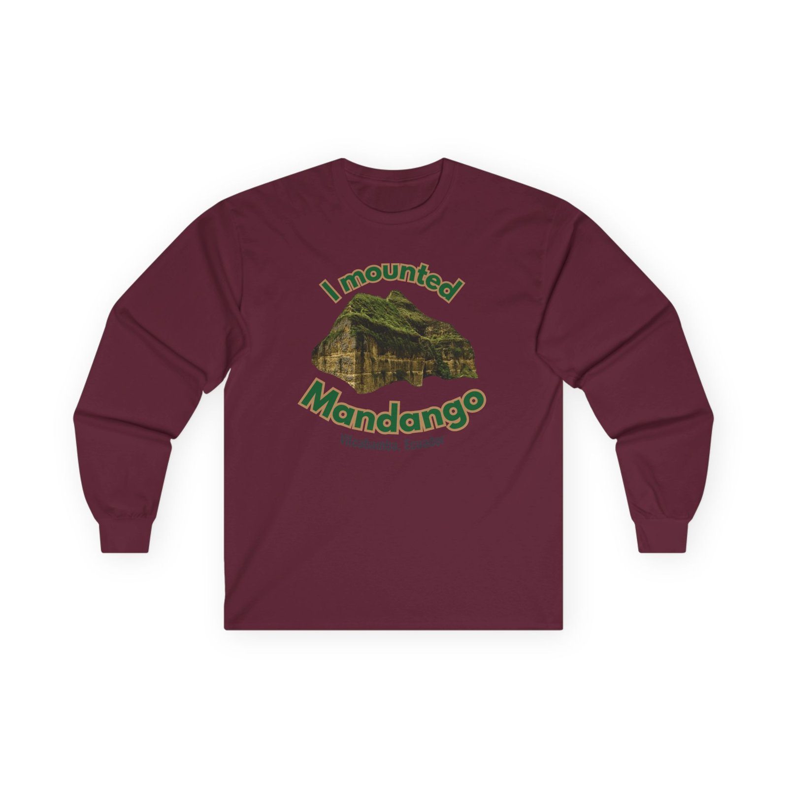 Mounted Mandango Vilcabamba Natural Vibe Long Sleeve T-Shirt - Image 6