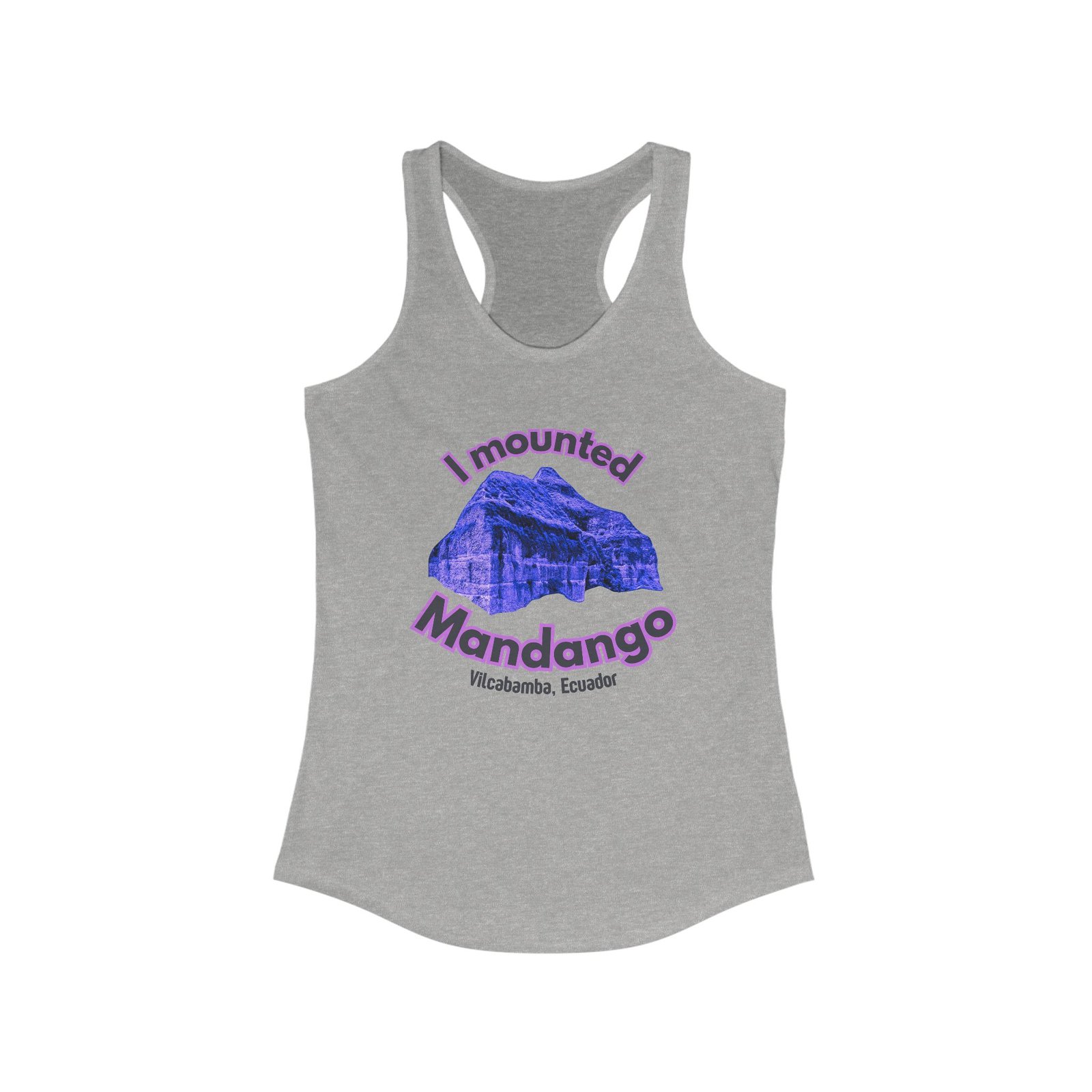 Mounted Mandango Vilcabamba Cosmic Vibe Women's Racerback Tank - Image 4