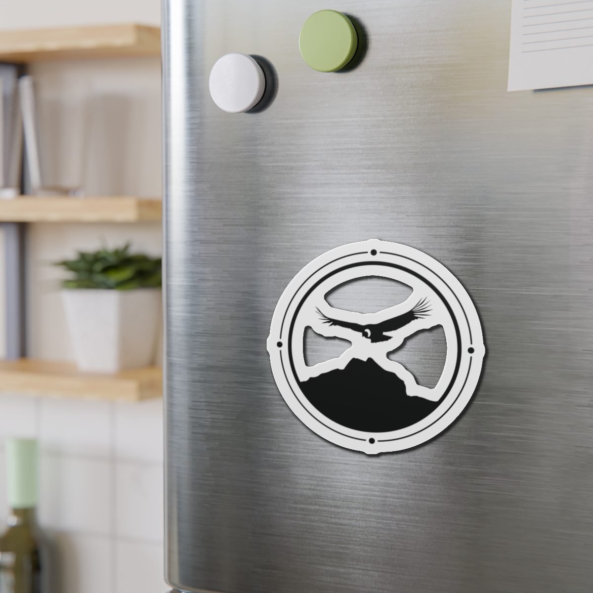 Wings Over Mandango Vilcabamba Black Soul Crest Die-Cut Magnet - Image 4