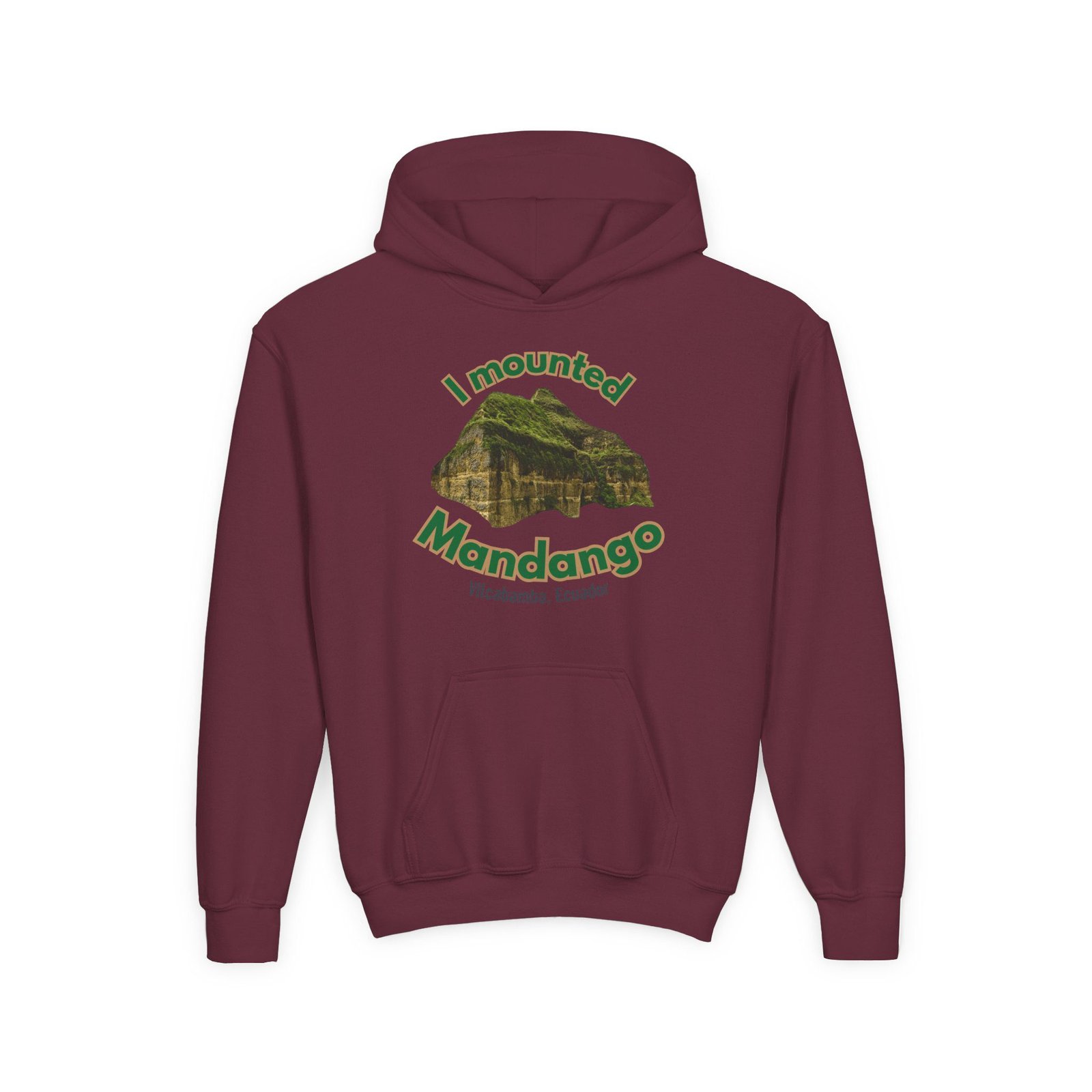 Mounted Mandango Vilcabamba Natural Vibe Youth Hoodie - Image 6