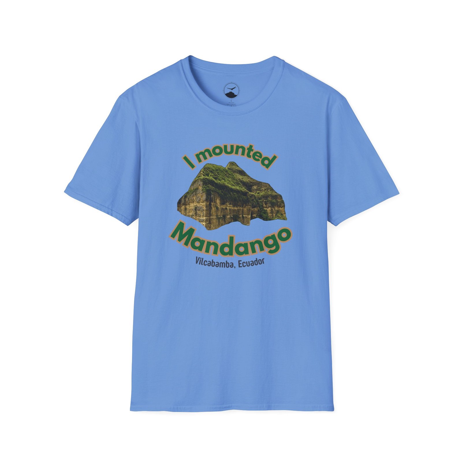 Mounted Mandango Vilcabamba Natural Vibe Unisex T-Shirt - Image 4