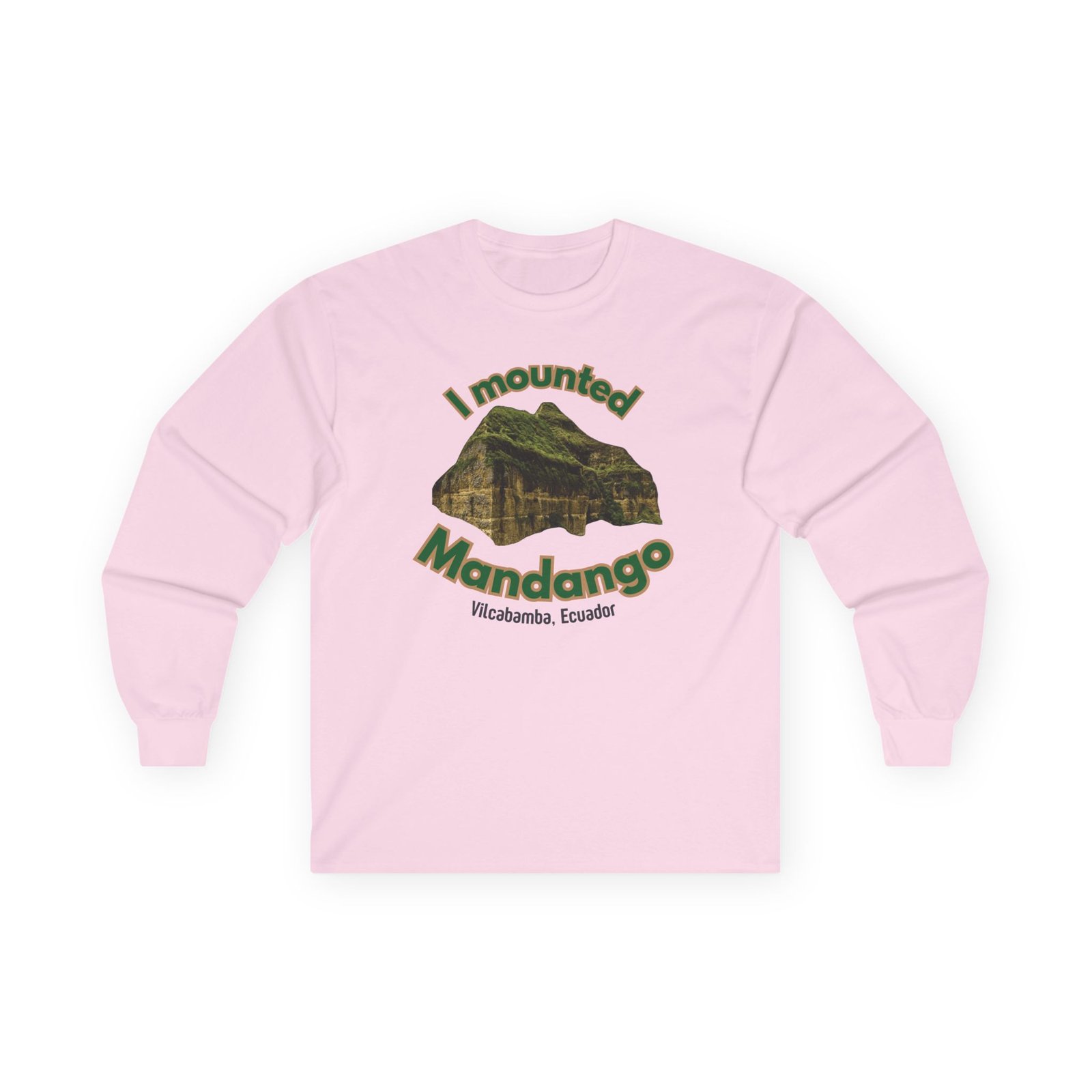 Mounted Mandango Vilcabamba Natural Vibe Long Sleeve T-Shirt - Image 10
