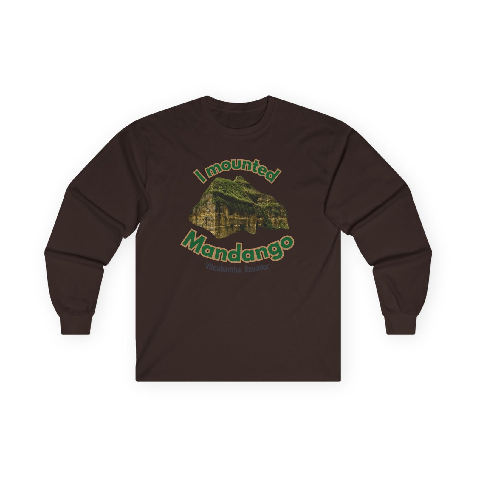 Mounted Mandango Vilcabamba Natural Vibe Long Sleeve T-Shirt - Image 12