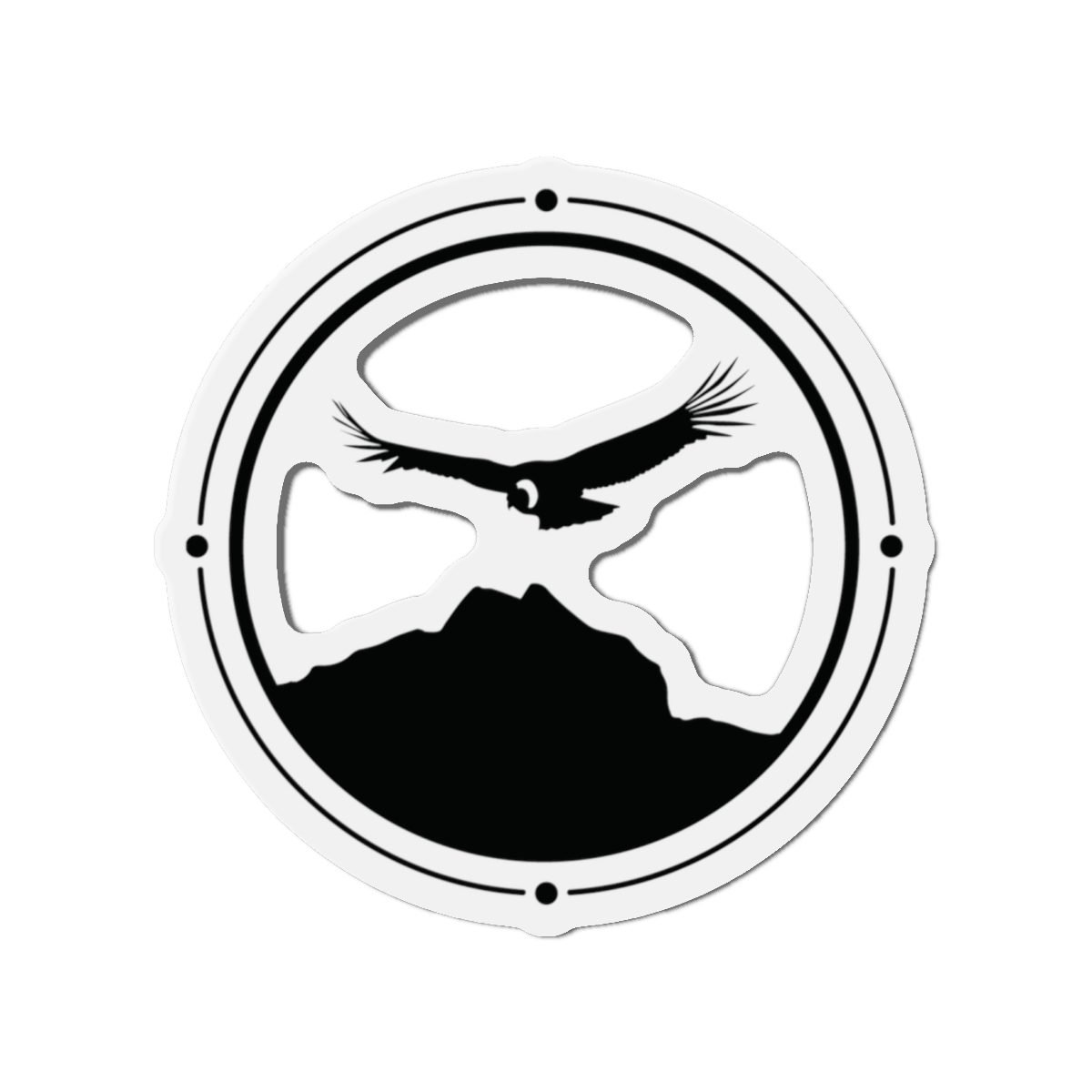 Wings Over Mandango Vilcabamba Black Soul Crest Die-Cut Magnet - Image 3