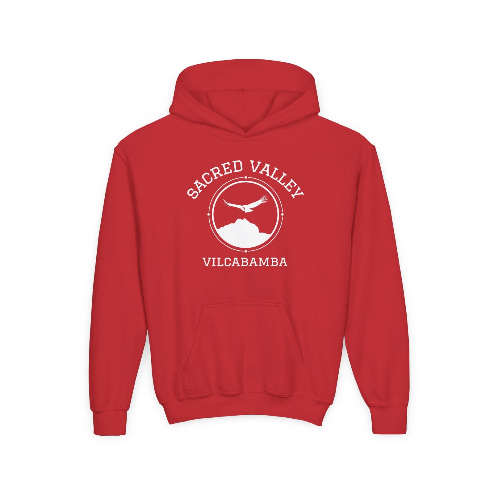 The Sacred Valley Vilcabamba White Soul Crest Youth Hoodie - Image 13