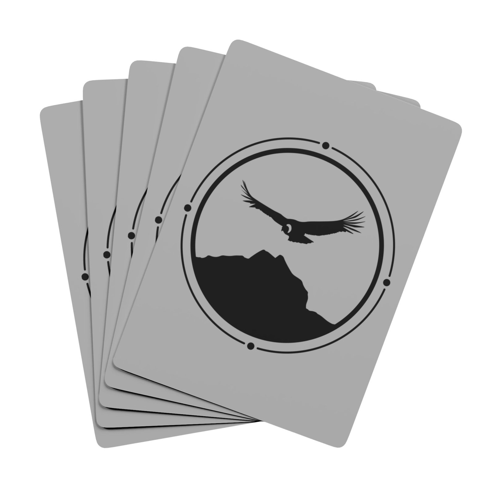 Wings Over Mandango Vilcabamba Black Soul Crest Playing Cards