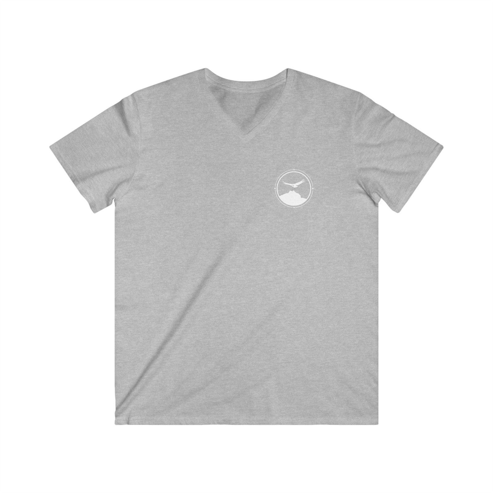 Wings Over Mandango Vilcabamba White Soul Crest Men's V-Neck T-Shirt - Image 3