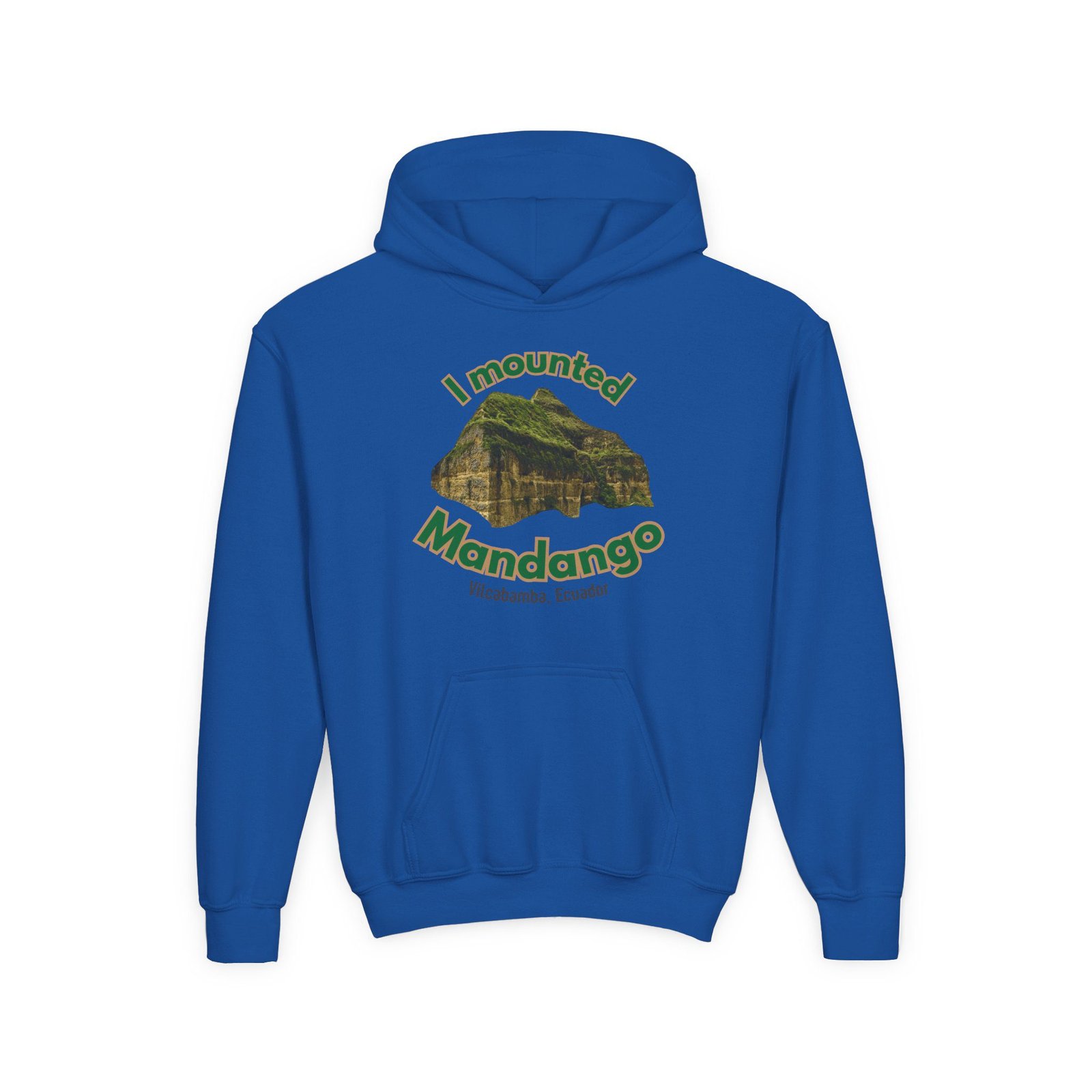 Mounted Mandango Vilcabamba Natural Vibe Youth Hoodie - Image 10