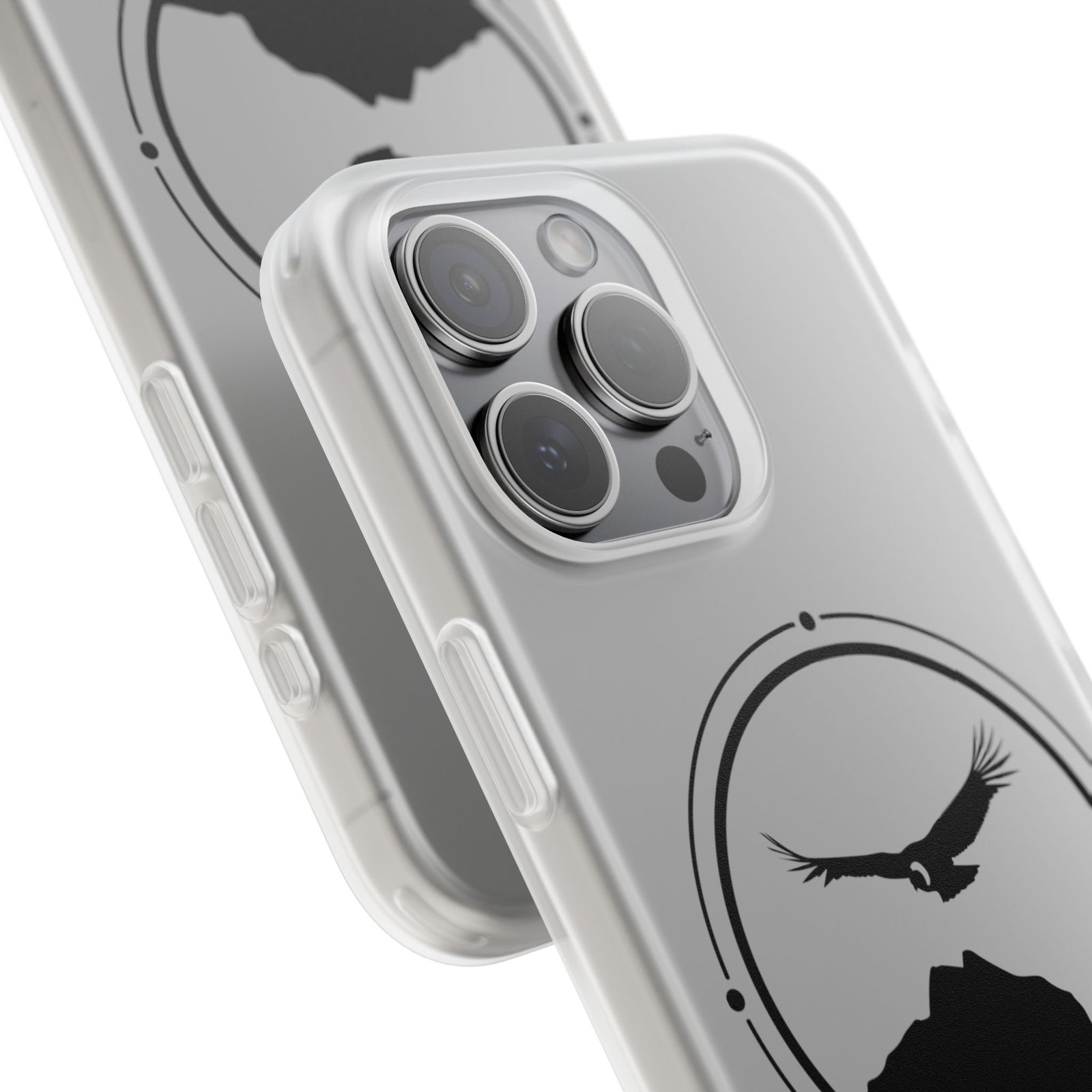 Wings Over Mandango Vilcabamba Black Soul Crest Flexi iPhone Case - Image 2