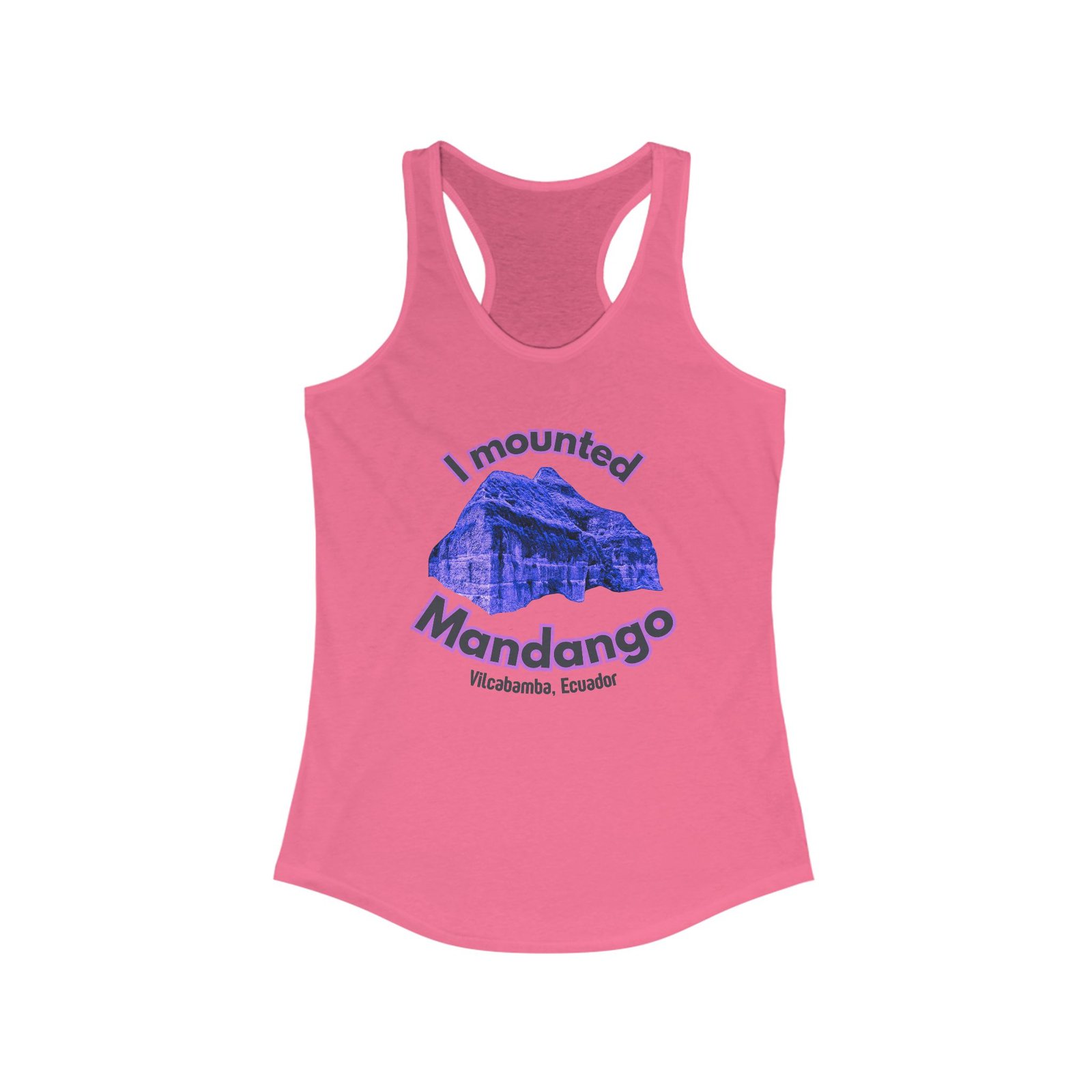Mounted Mandango Vilcabamba Cosmic Vibe Women's Racerback Tank - Image 12