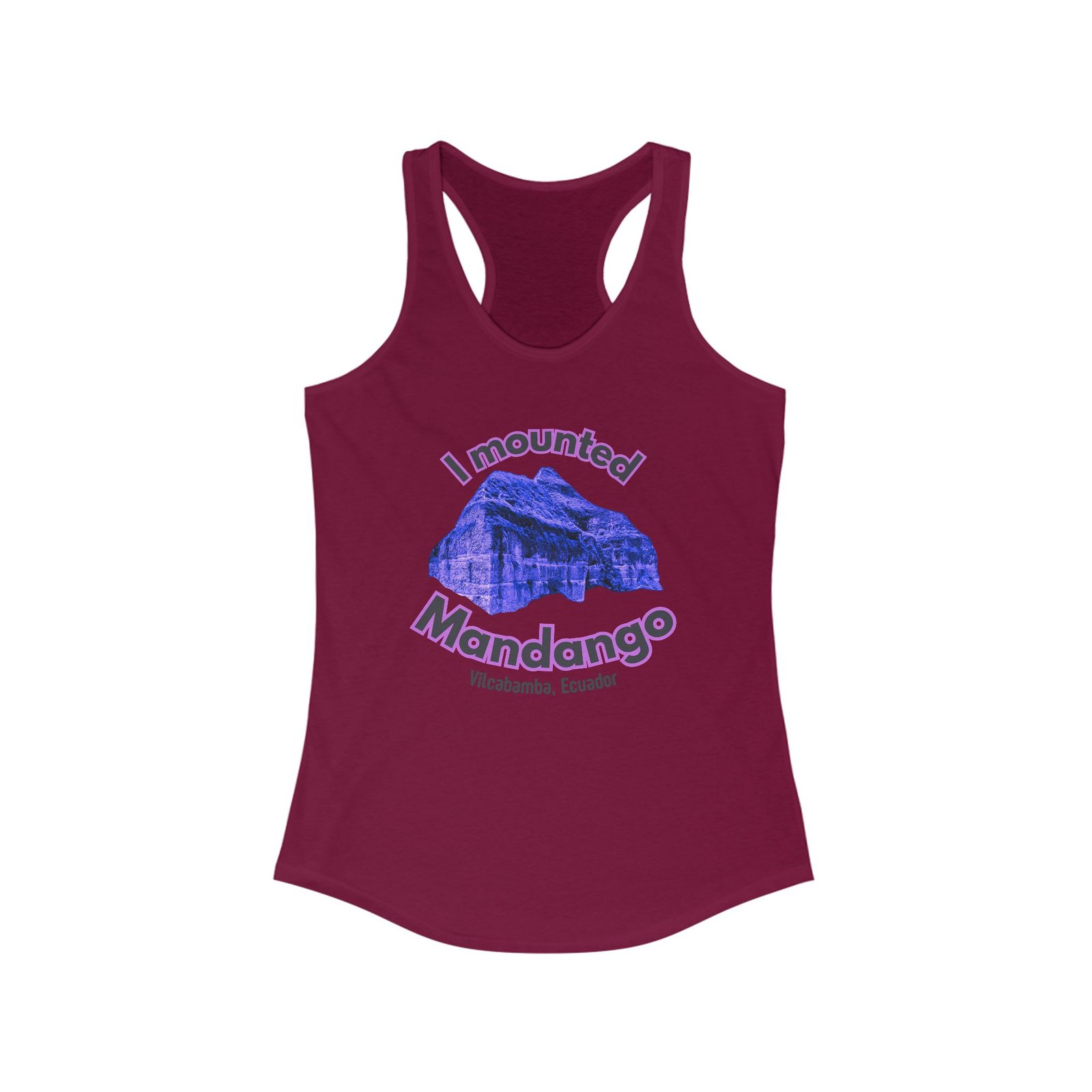 Mounted Mandango Vilcabamba Cosmic Vibe Women's Racerback Tank - Image 13