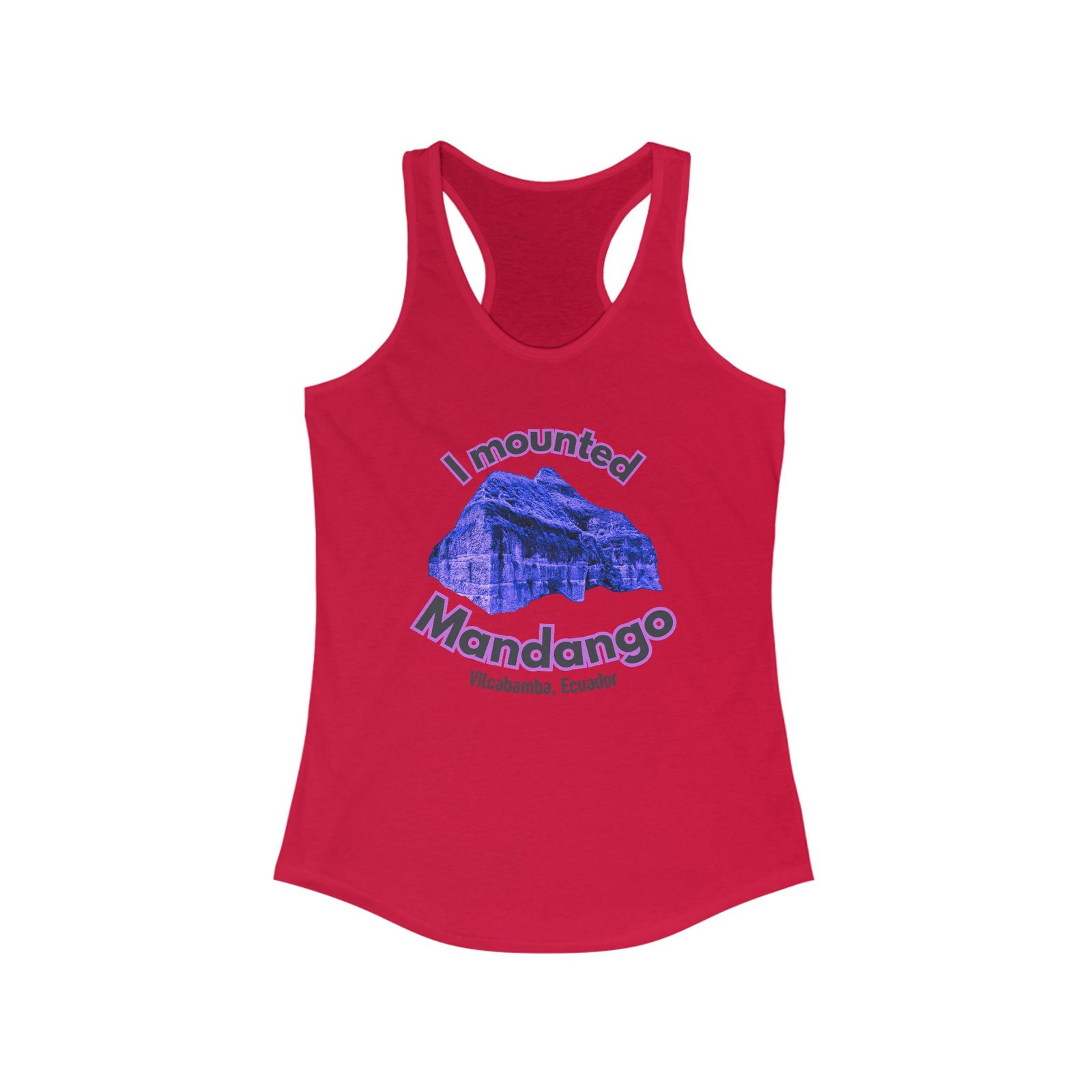 Mounted Mandango Vilcabamba Cosmic Vibe Women's Racerback Tank - Image 14