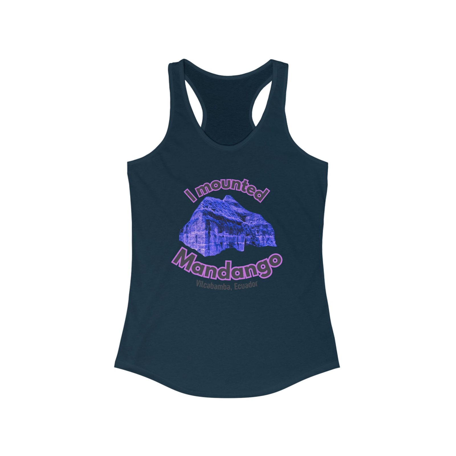 Mounted Mandango Vilcabamba Cosmic Vibe Women's Racerback Tank - Image 15