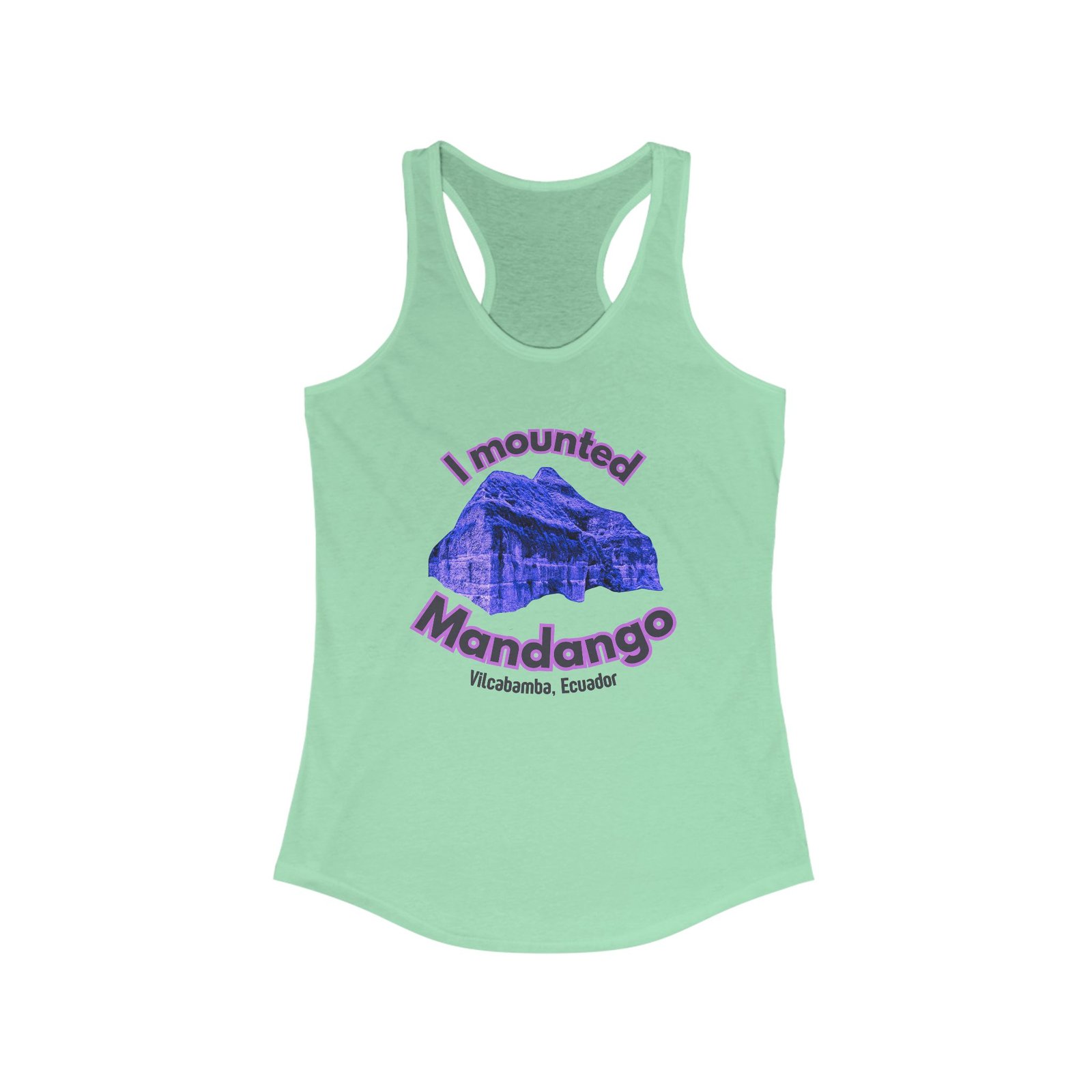 Mounted Mandango Vilcabamba Cosmic Vibe Women's Racerback Tank - Image 6