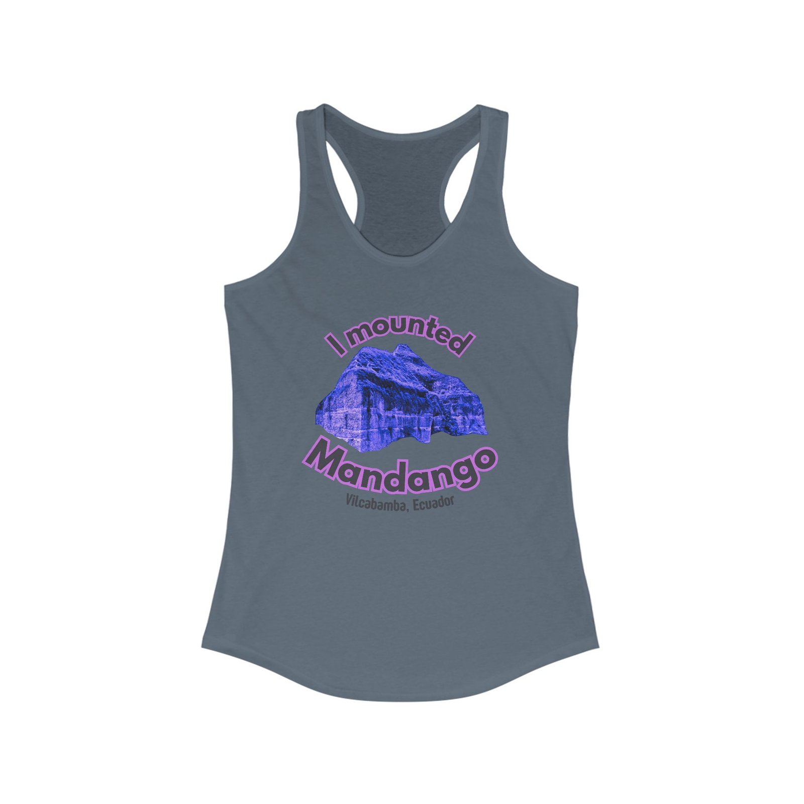 Mounted Mandango Vilcabamba Cosmic Vibe Women's Racerback Tank - Image 8