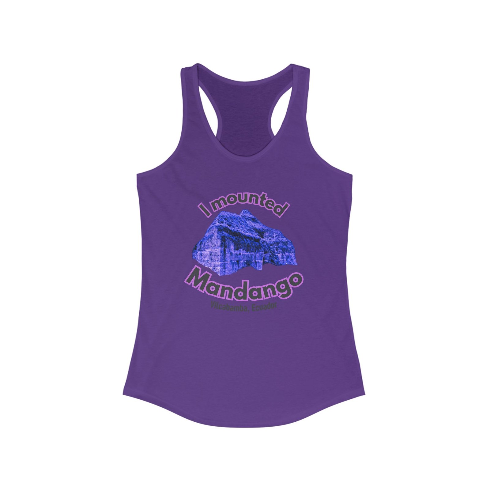 Mounted Mandango Vilcabamba Cosmic Vibe Women's Racerback Tank - Image 11