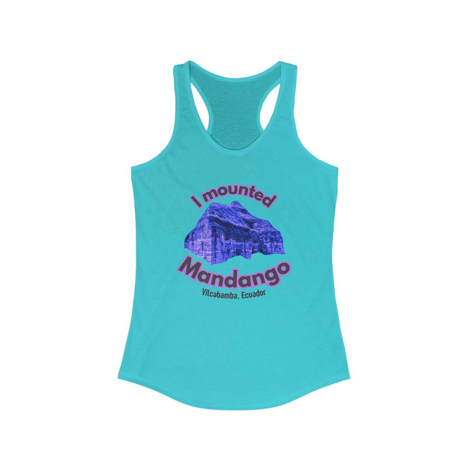 Mounted Mandango Vilcabamba Cosmic Vibe Women's Racerback Tank