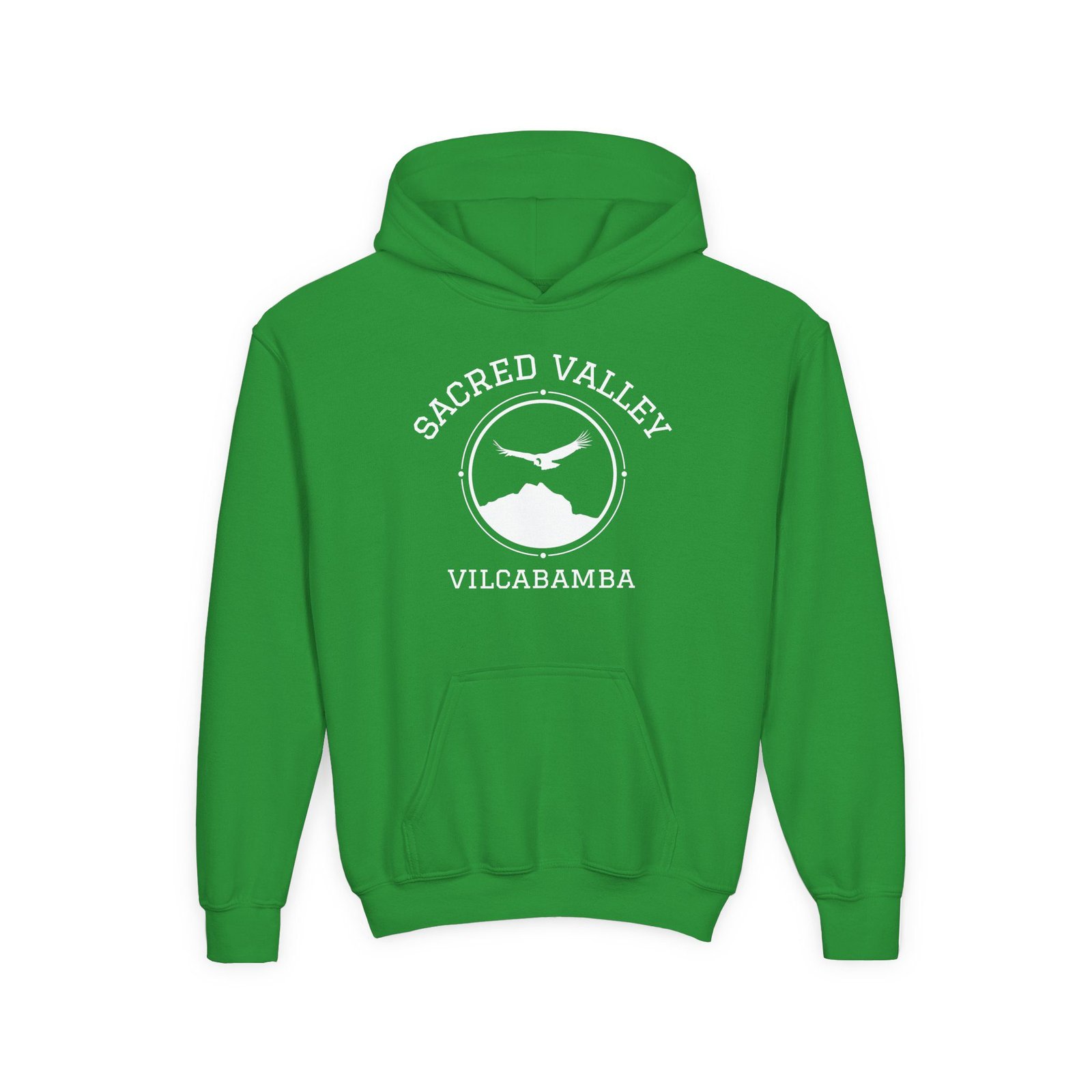The Sacred Valley Vilcabamba White Soul Crest Youth Hoodie - Image 7