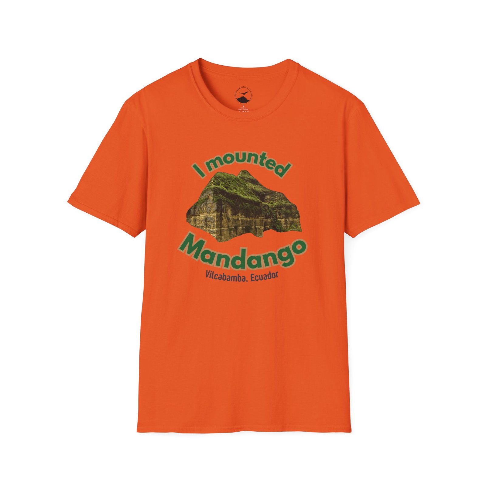 Mounted Mandango Vilcabamba Natural Vibe Unisex T-Shirt - Image 3