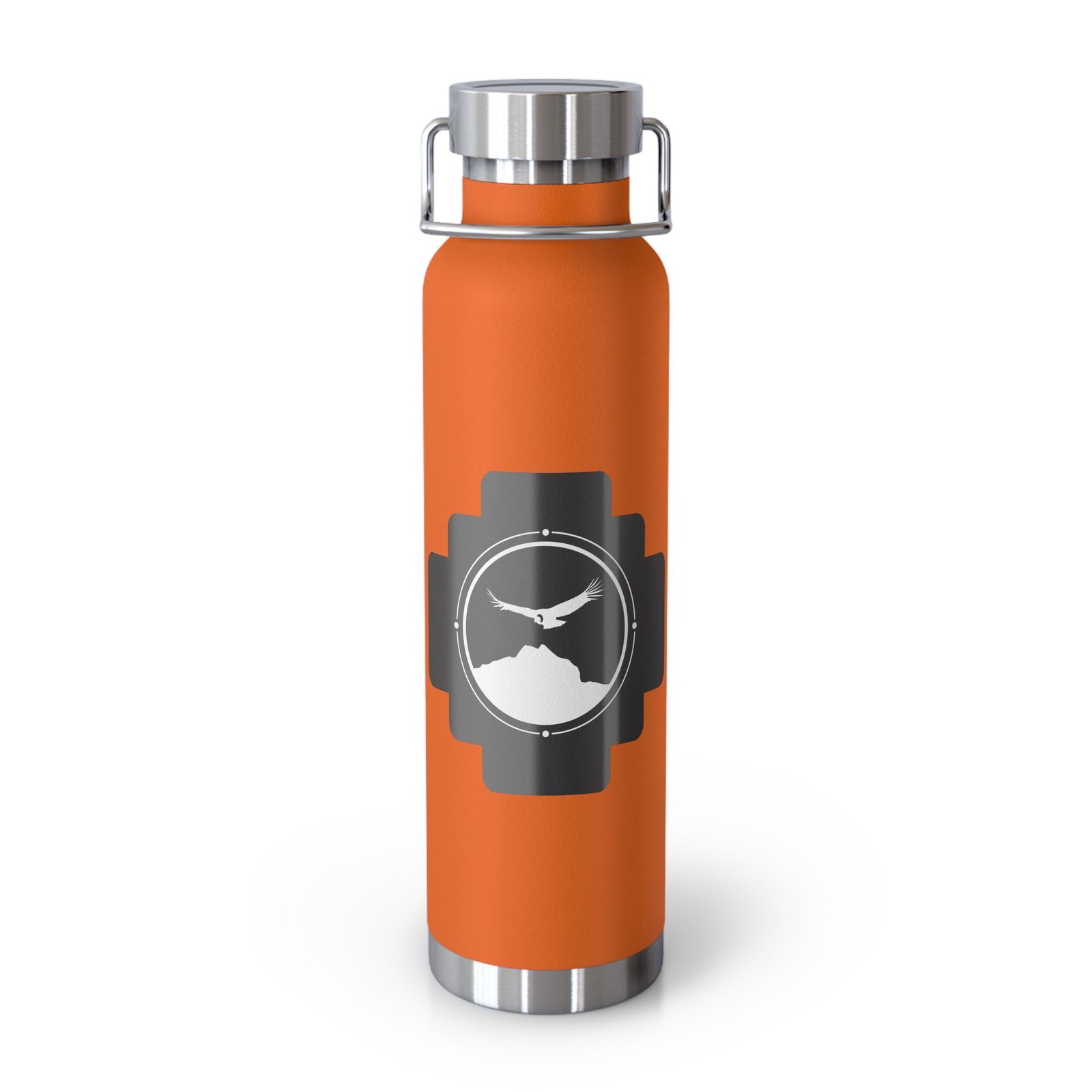 Stone & Spirit Vilcabamba White Soul Crest Copper Insulated 22oz Bottle