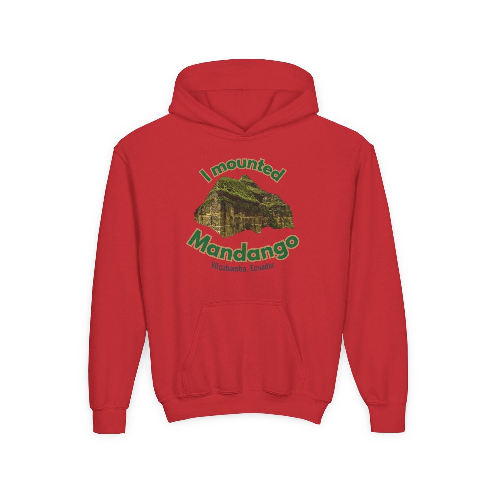 Mounted Mandango Vilcabamba Natural Vibe Youth Hoodie - Image 12