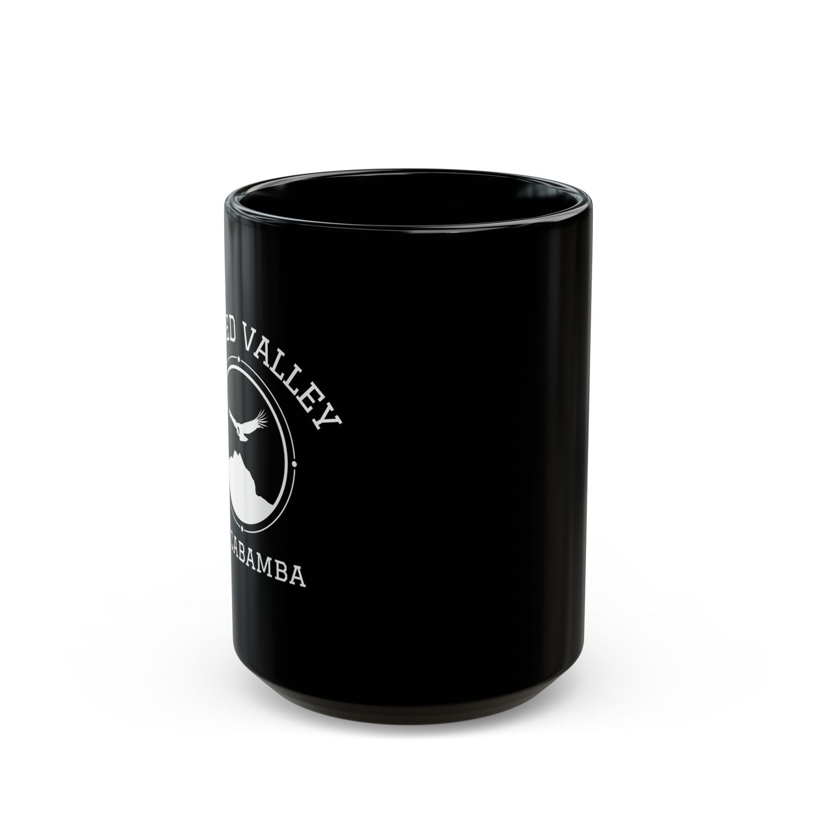 The Sacred Valley Vilcabamba White Soul Crest Ceramic Mug - Image 3