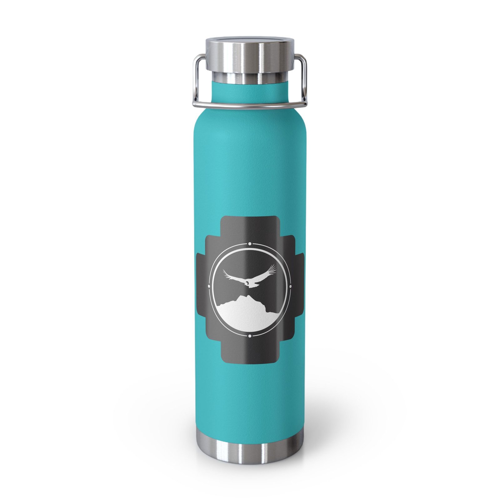 Stone & Spirit Vilcabamba White Soul Crest Copper Insulated 22oz Bottle - Image 3