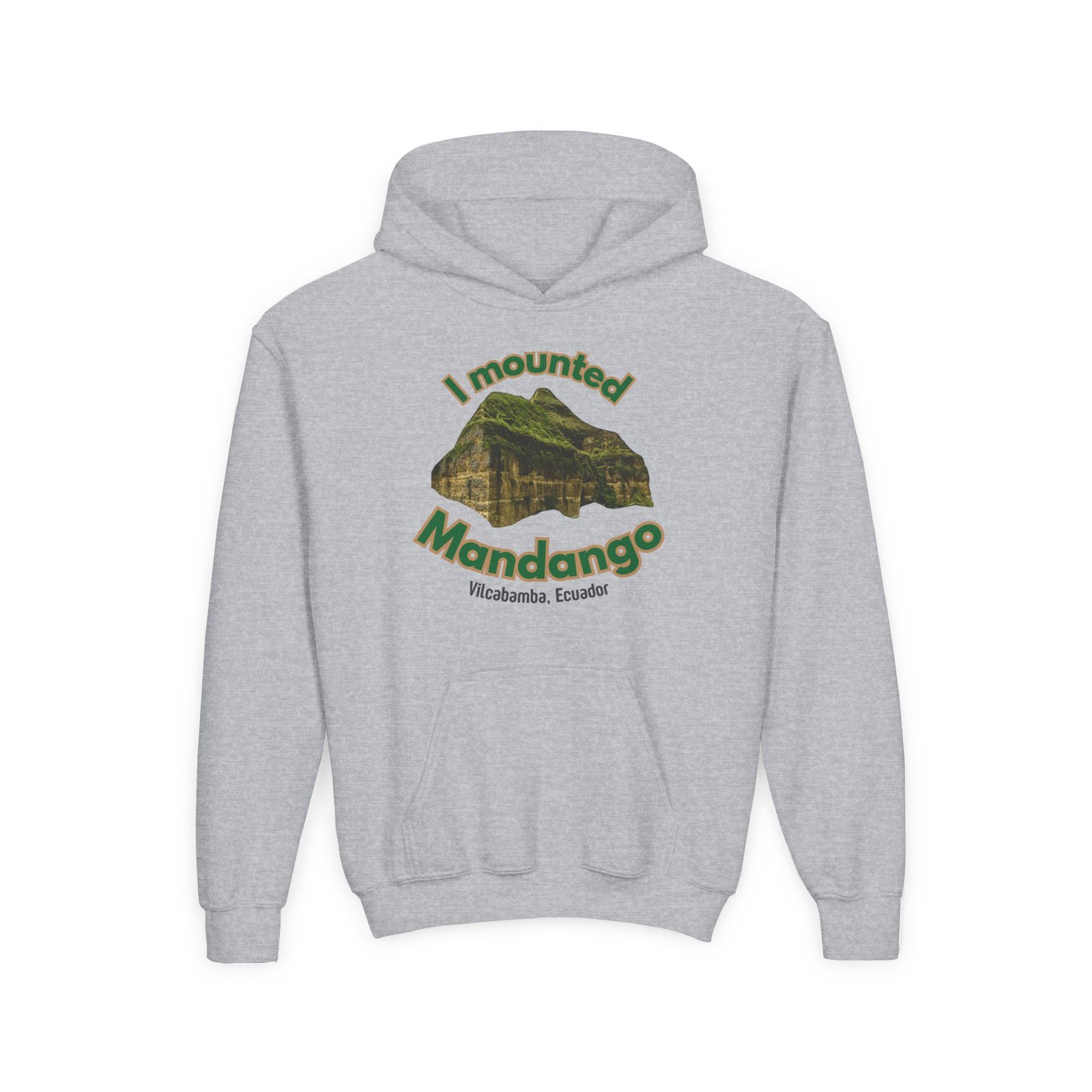 Mounted Mandango Vilcabamba Natural Vibe Youth Hoodie - Image 3