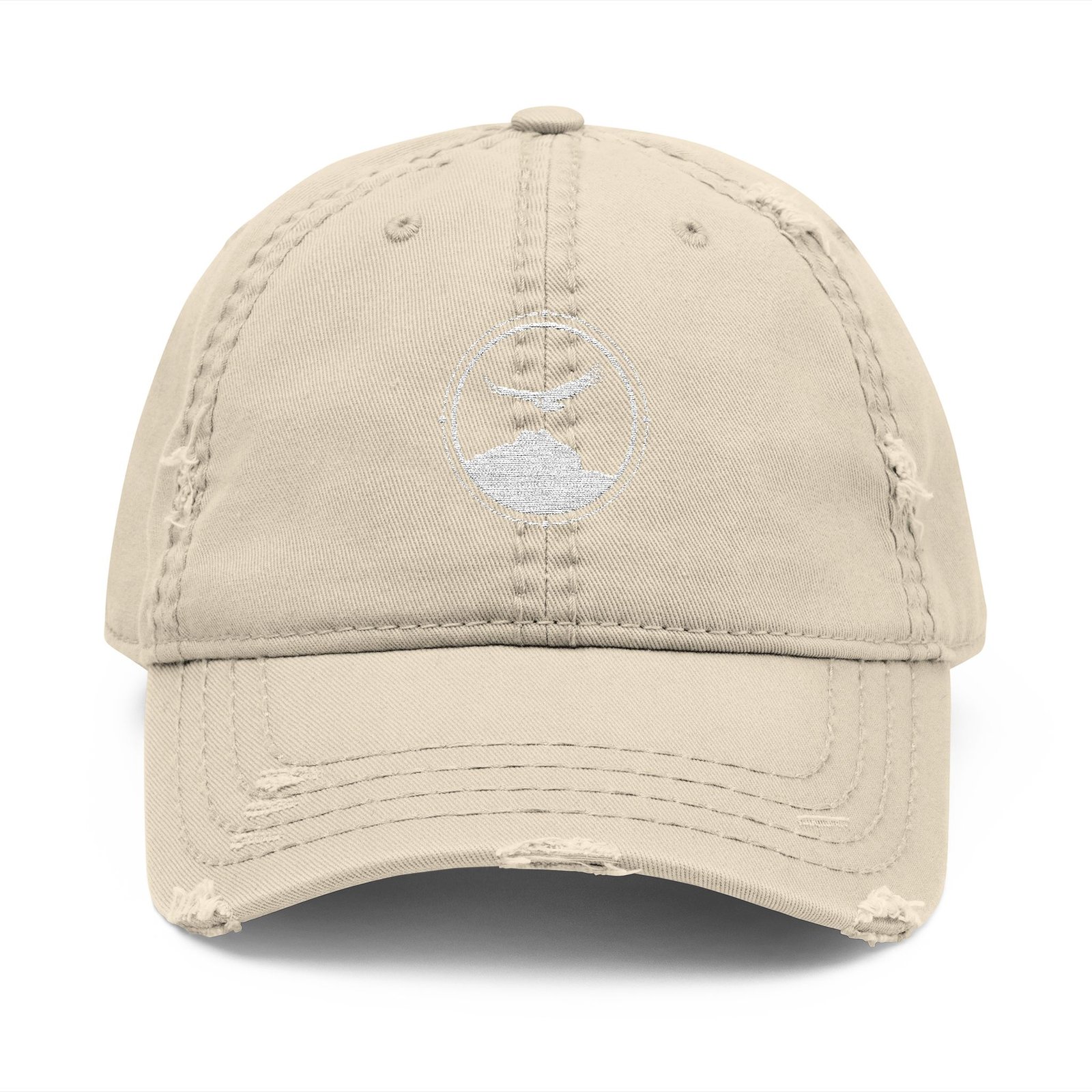 Wings Over Mandango Vilcabamba White Soul Crest Embroidered Distressed Dad Hat - Image 7