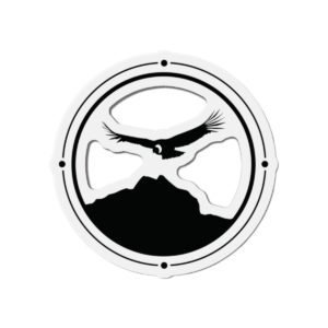 Wings Over Mandango Vilcabamba Black Soul Crest Die-Cut Magnet