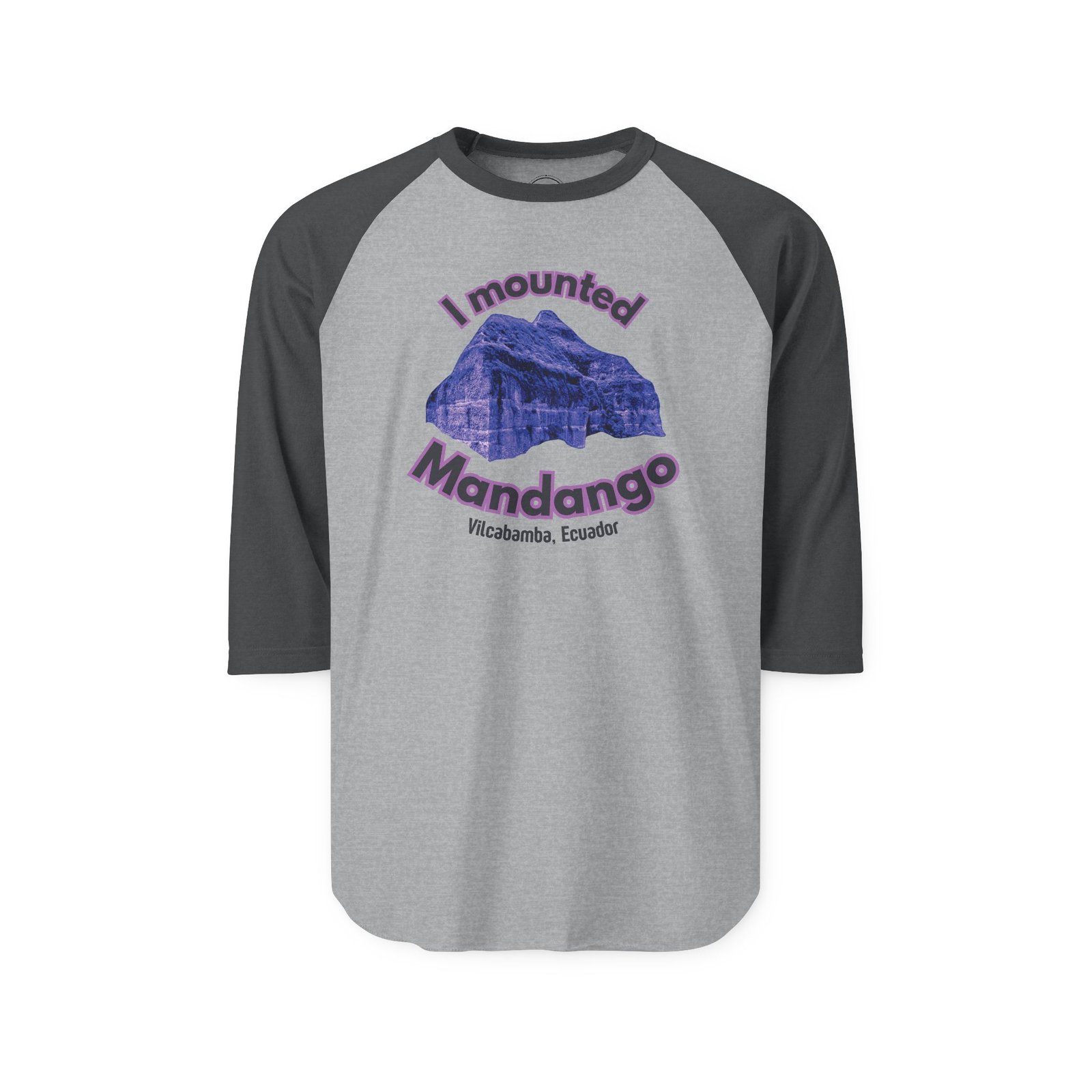 Mounted Mandango Vilcabamba Cosmic Vibe Three-Quarter Sleeve Raglan T-Shirt