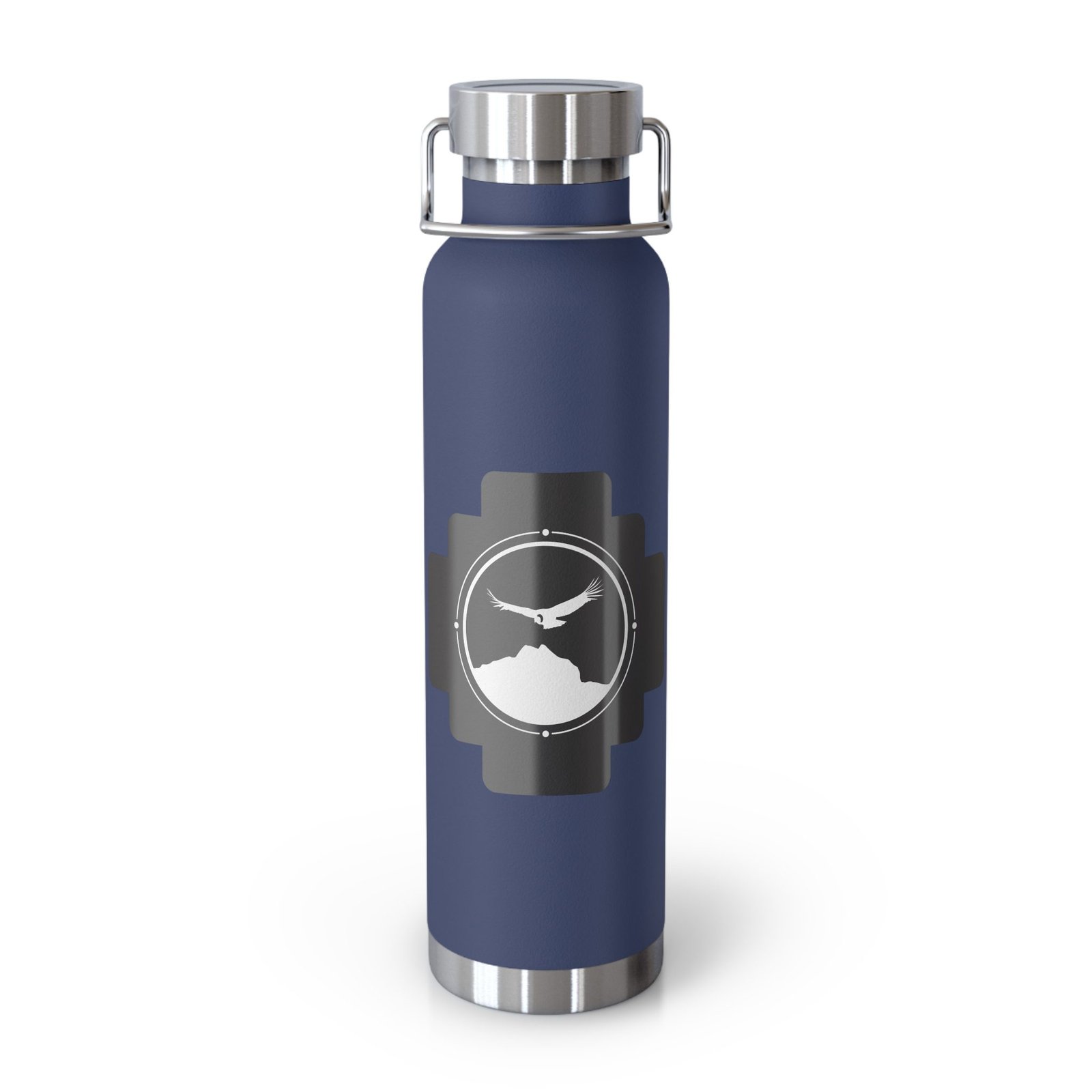 Stone & Spirit Vilcabamba White Soul Crest Copper Insulated 22oz Bottle - Image 13