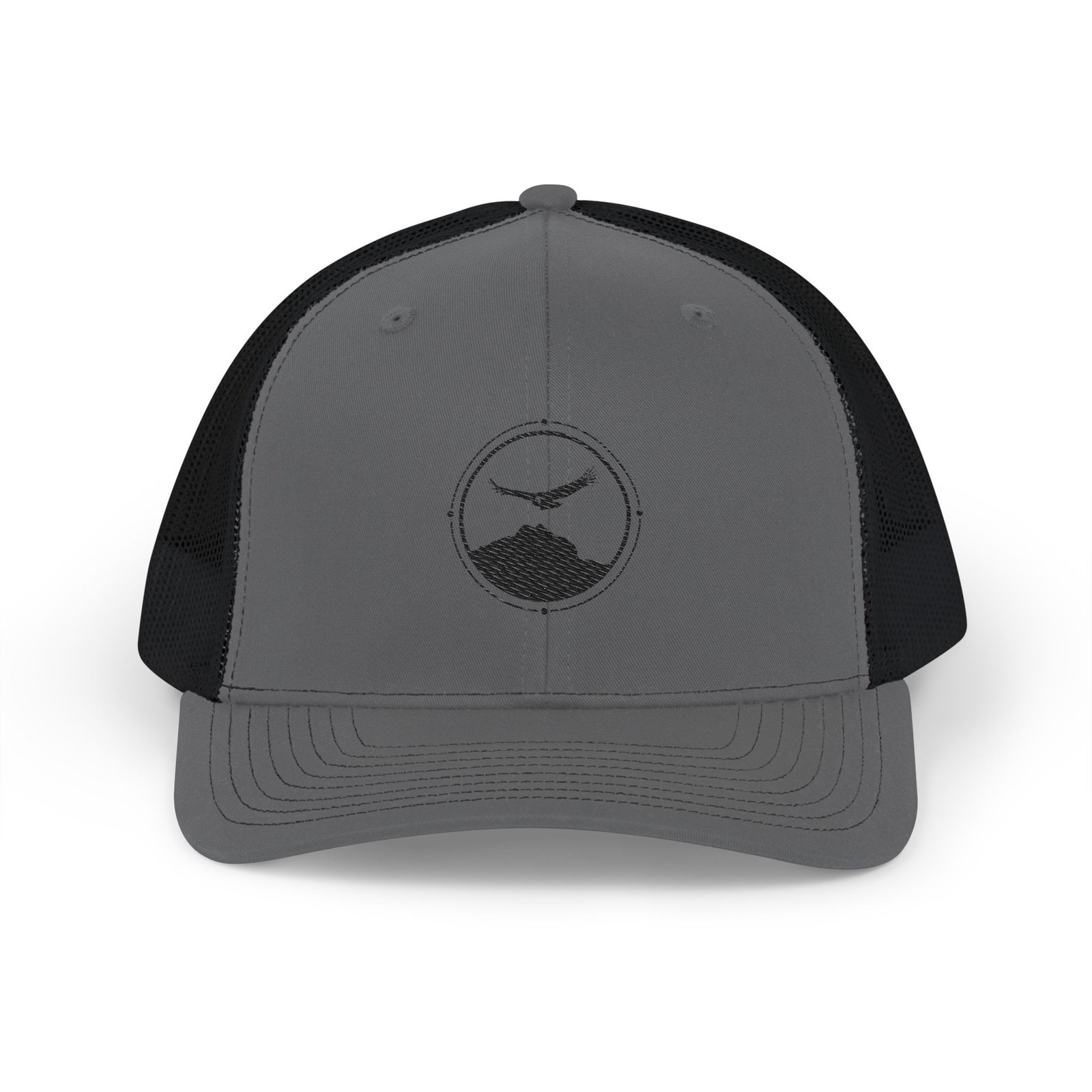 Wings Over Mandango Vilcabamba Black Soul Crest Embroidered Trucker Hat - Image 5