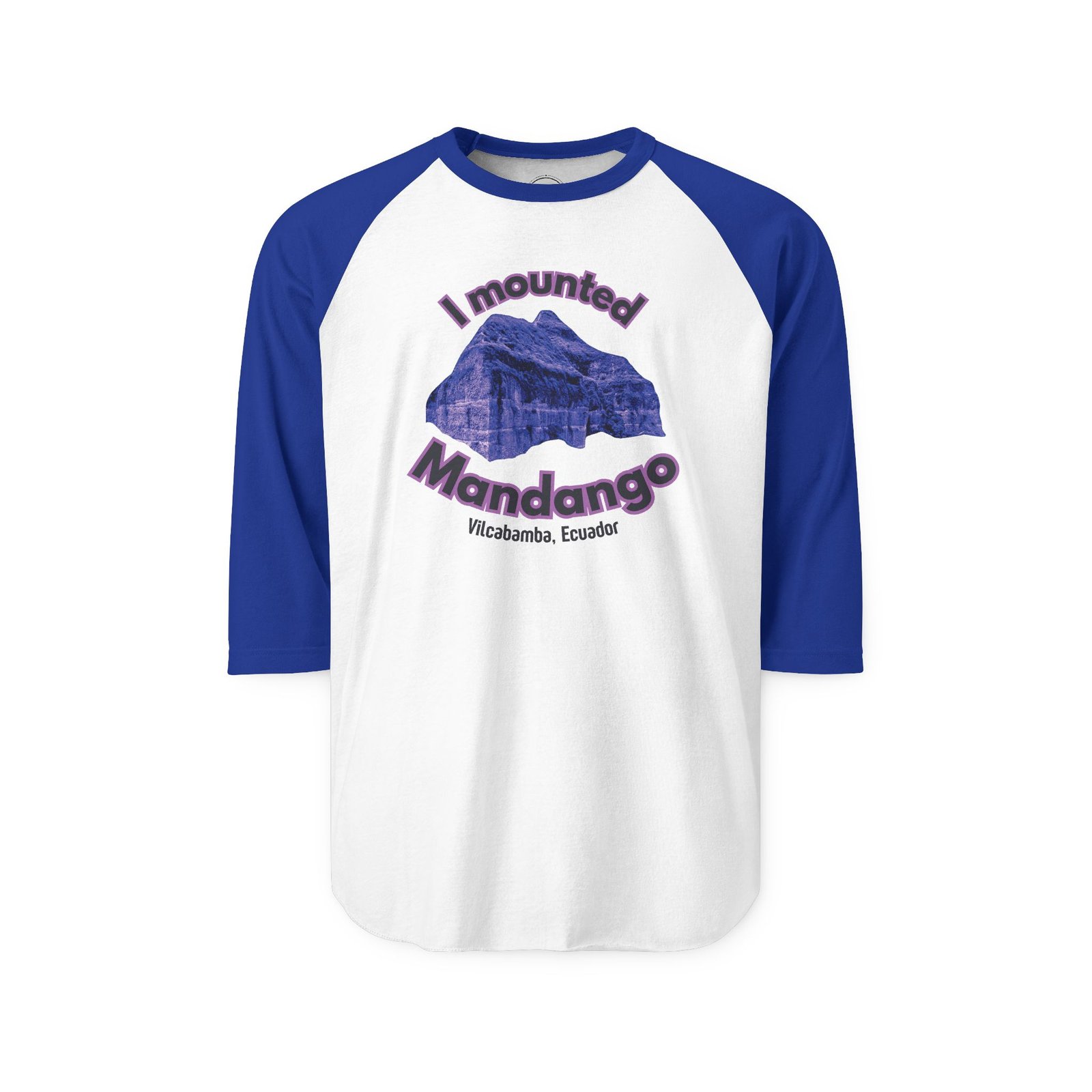 Mounted Mandango Vilcabamba Cosmic Vibe Three-Quarter Sleeve Raglan T-Shirt - Image 7