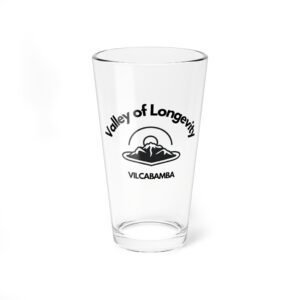 Valley of Longevity Vilcabamba 16oz Glass