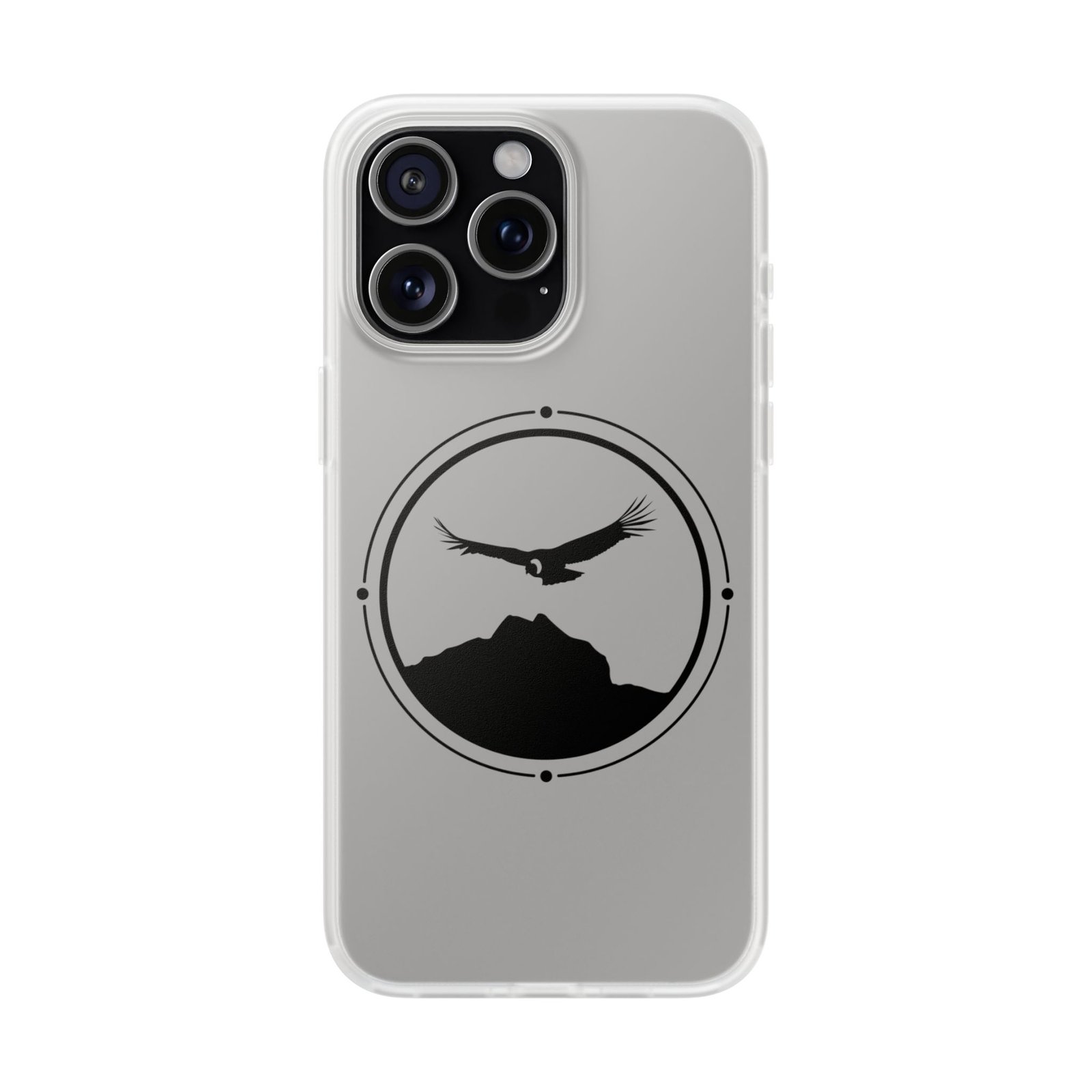 Wings Over Mandango Vilcabamba Black Soul Crest Flexi iPhone Case