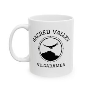 The Sacred Valley Vilcabamba Black Soul Crest Ceramic Mug