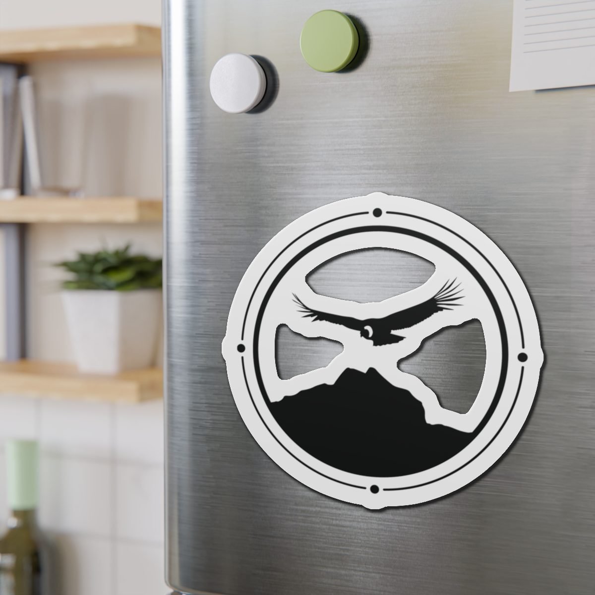 Wings Over Mandango Vilcabamba Black Soul Crest Die-Cut Magnet - Image 2