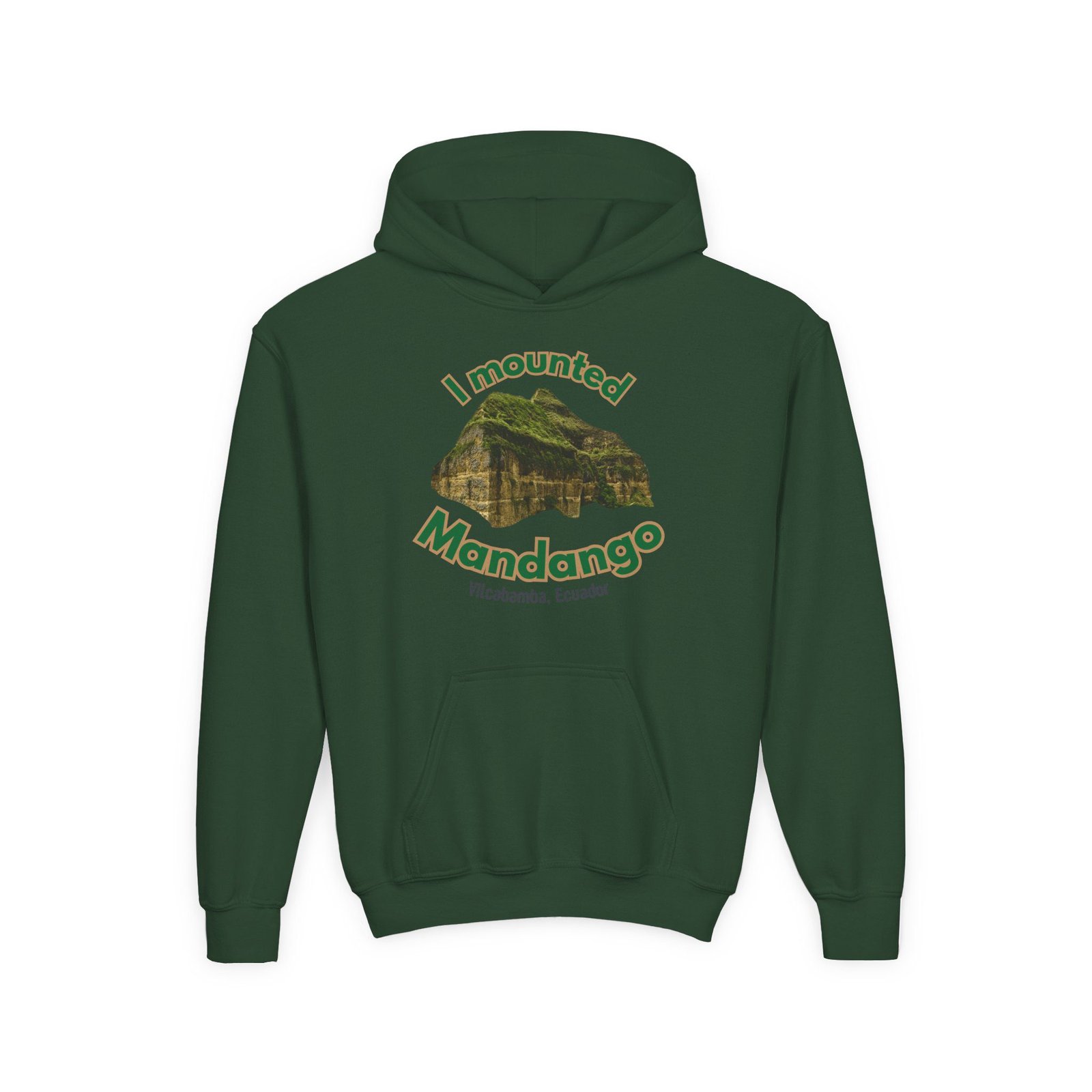 Mounted Mandango Vilcabamba Natural Vibe Youth Hoodie - Image 7