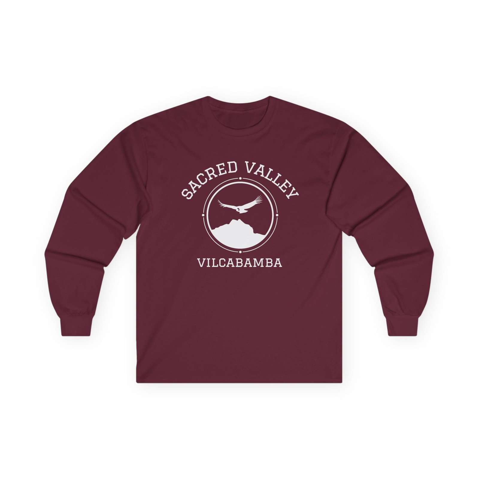 The Sacred Valley Vilcabamba White Soul Crest Long Sleeve T-Shirt - Image 6